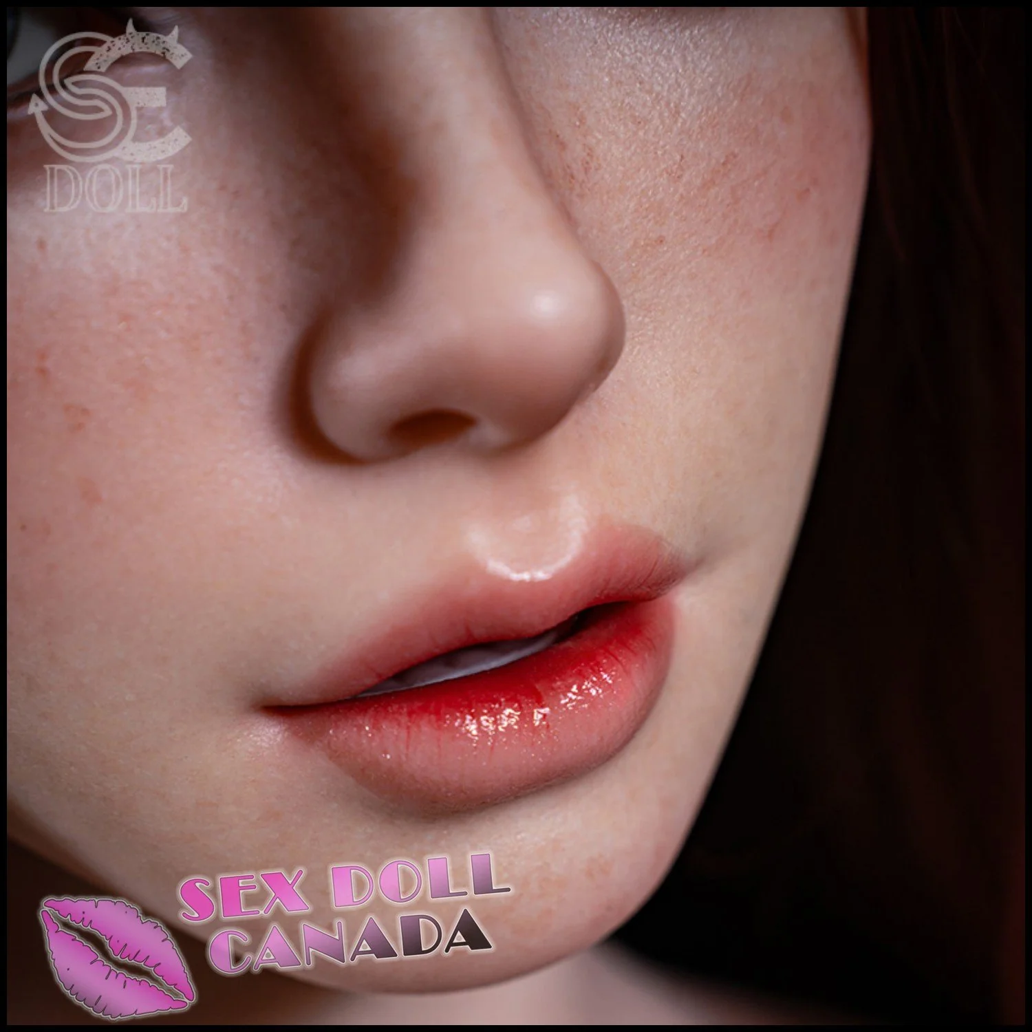 107 (3'6") H-Cup Scarlett Reed.A Brunette Torso (Head #145SO) Full Silicone - SE Doll - Image 20