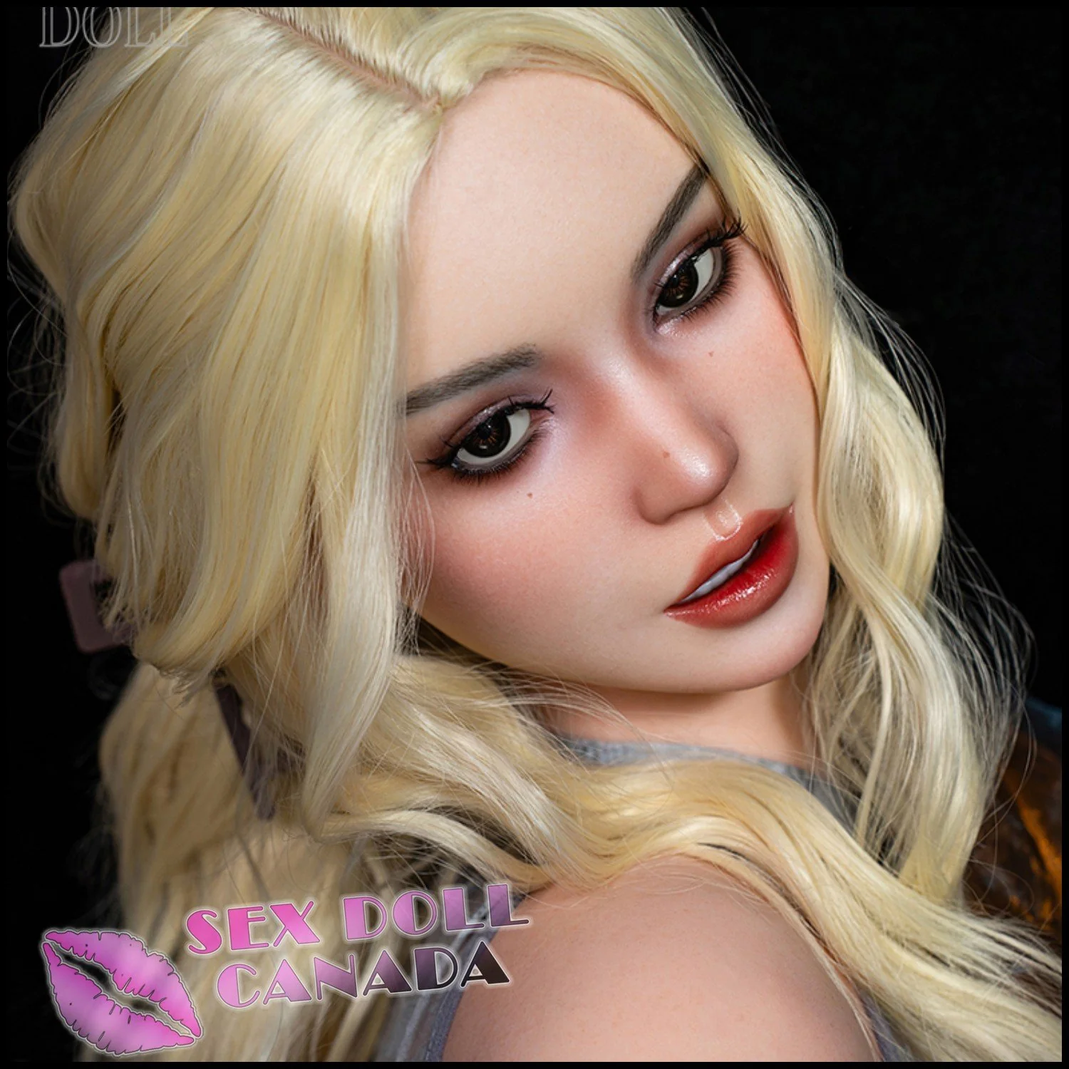 114 (3'9") F-Cup Isla Kane.A Blonde Torso (Head #153SO) Full Silicone - SE Doll - Image 12