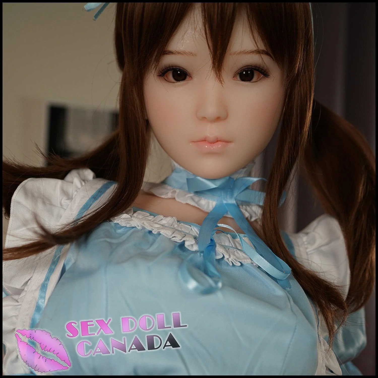 130 (4'3") D-Cup Eirian Brunette - Full Silicone - Piper Doll - Image 3