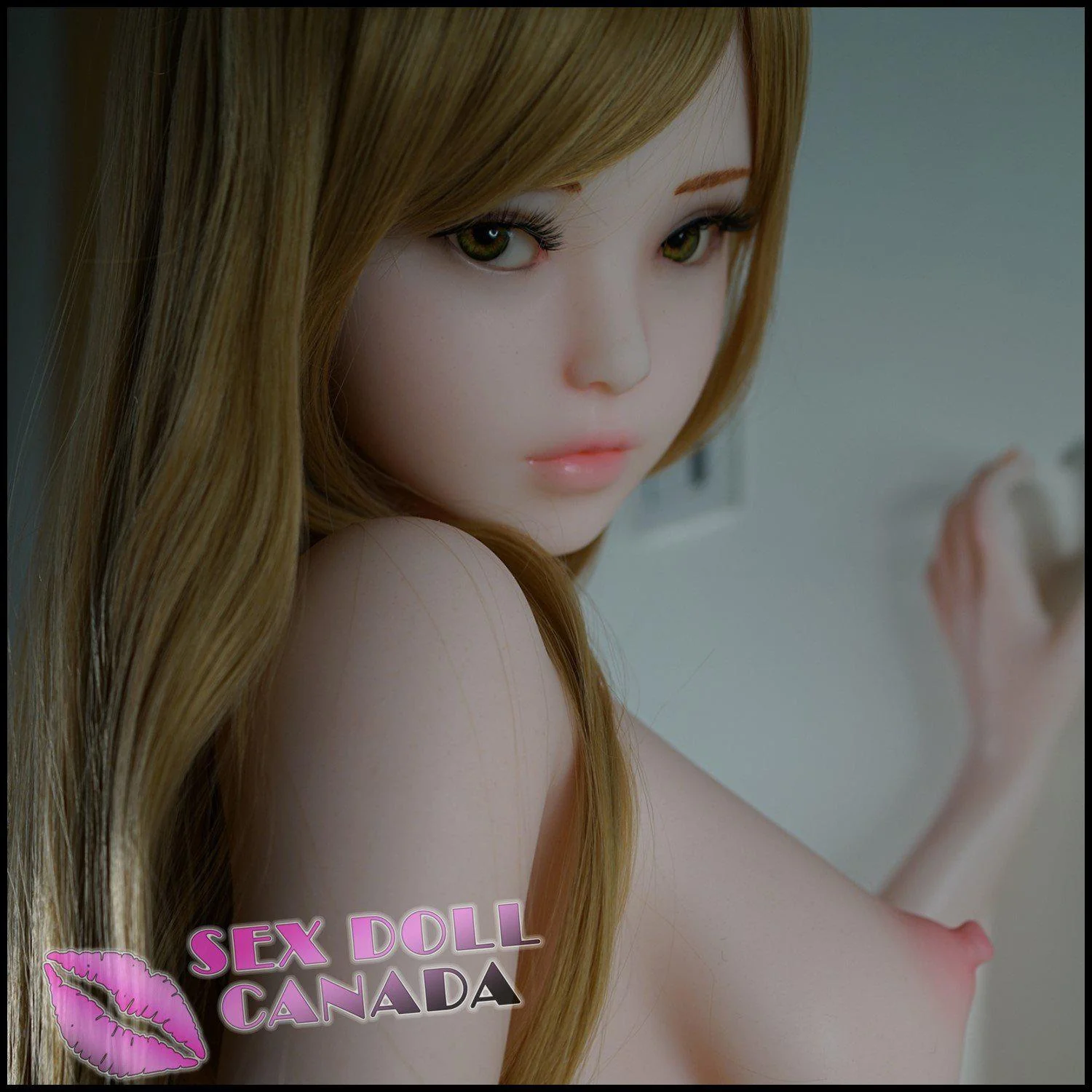 130 (4'3") D-Cup Phoebe Dirty Blonde - Full Silicone - Piper Doll - Image 6