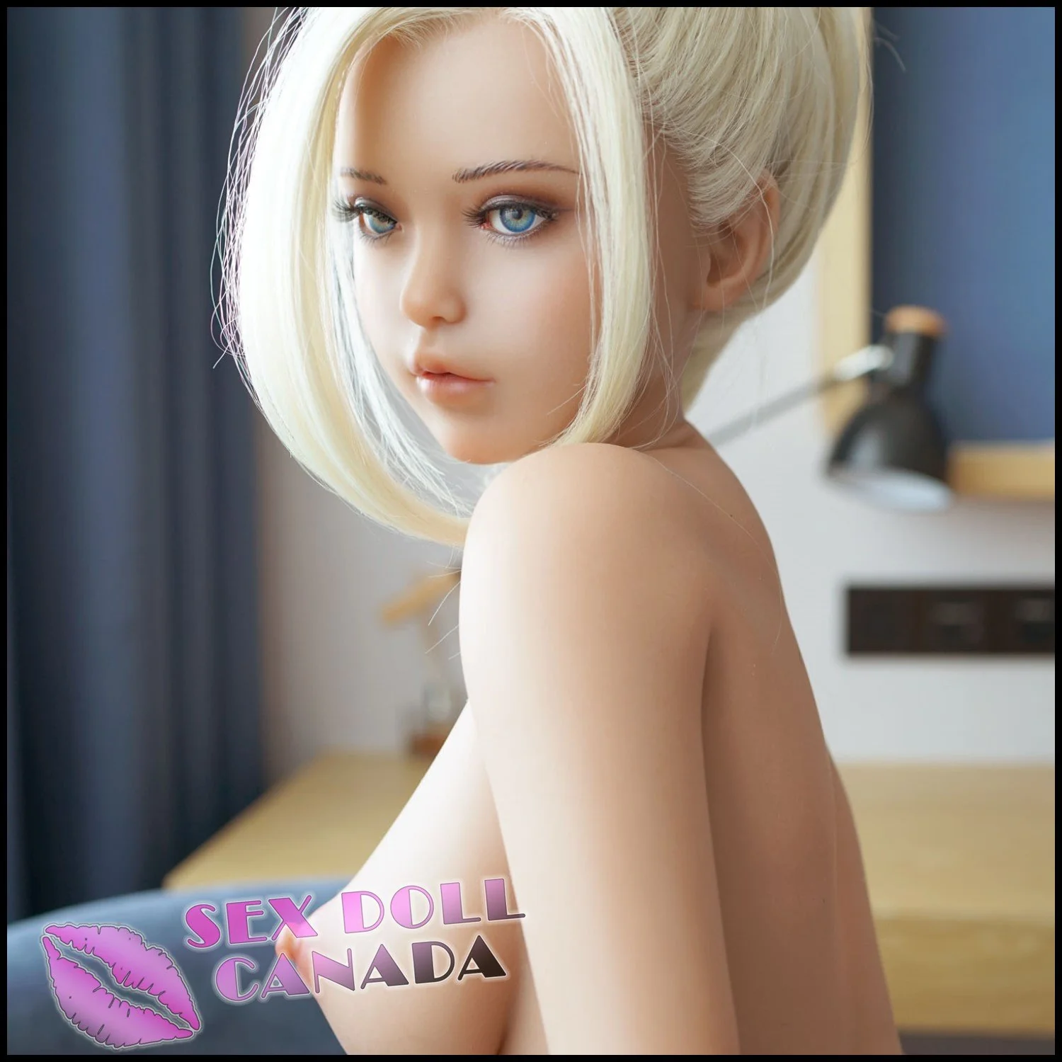 130 (4'3") D-Cup Phoebe Normal Ears - Full Silicone - Piper Doll - Image 7