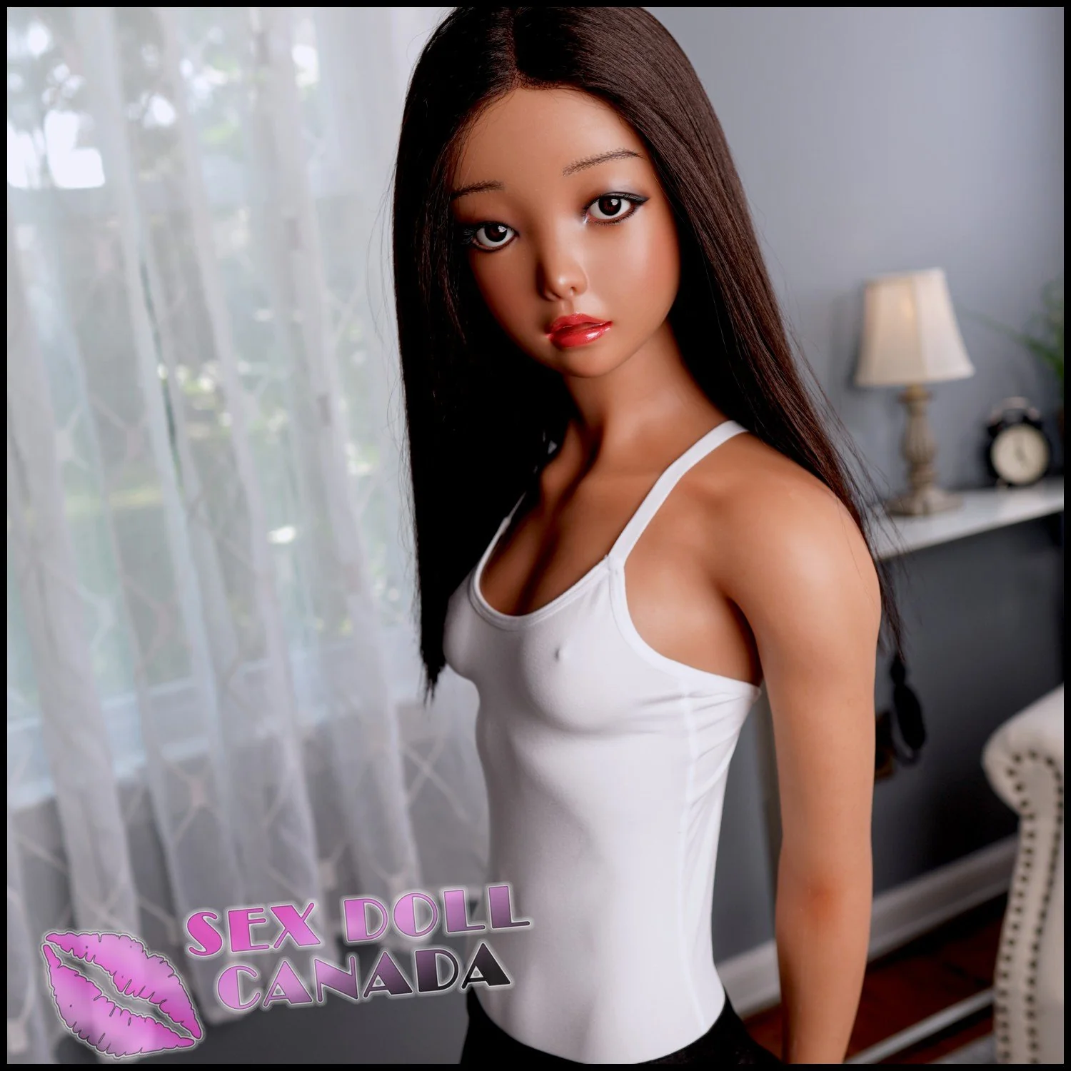 IN-STOCK - 136 (4'6") A-Cup Emma (Head #30) Full Silicone - SM Doll - Image 4