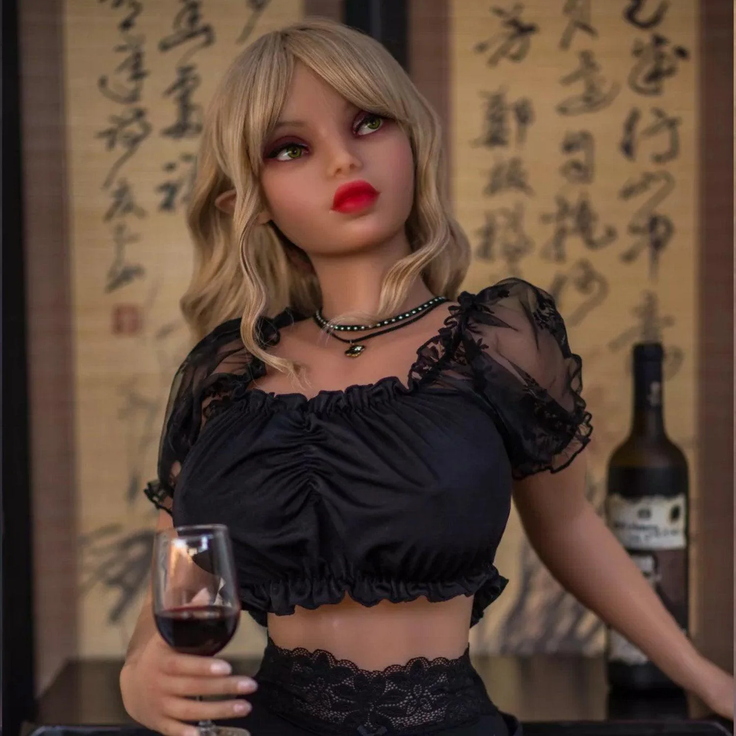 136 (4'6") L-Cup Jade Elf Seamless Head - Full Silicone - SM Doll - Image 7