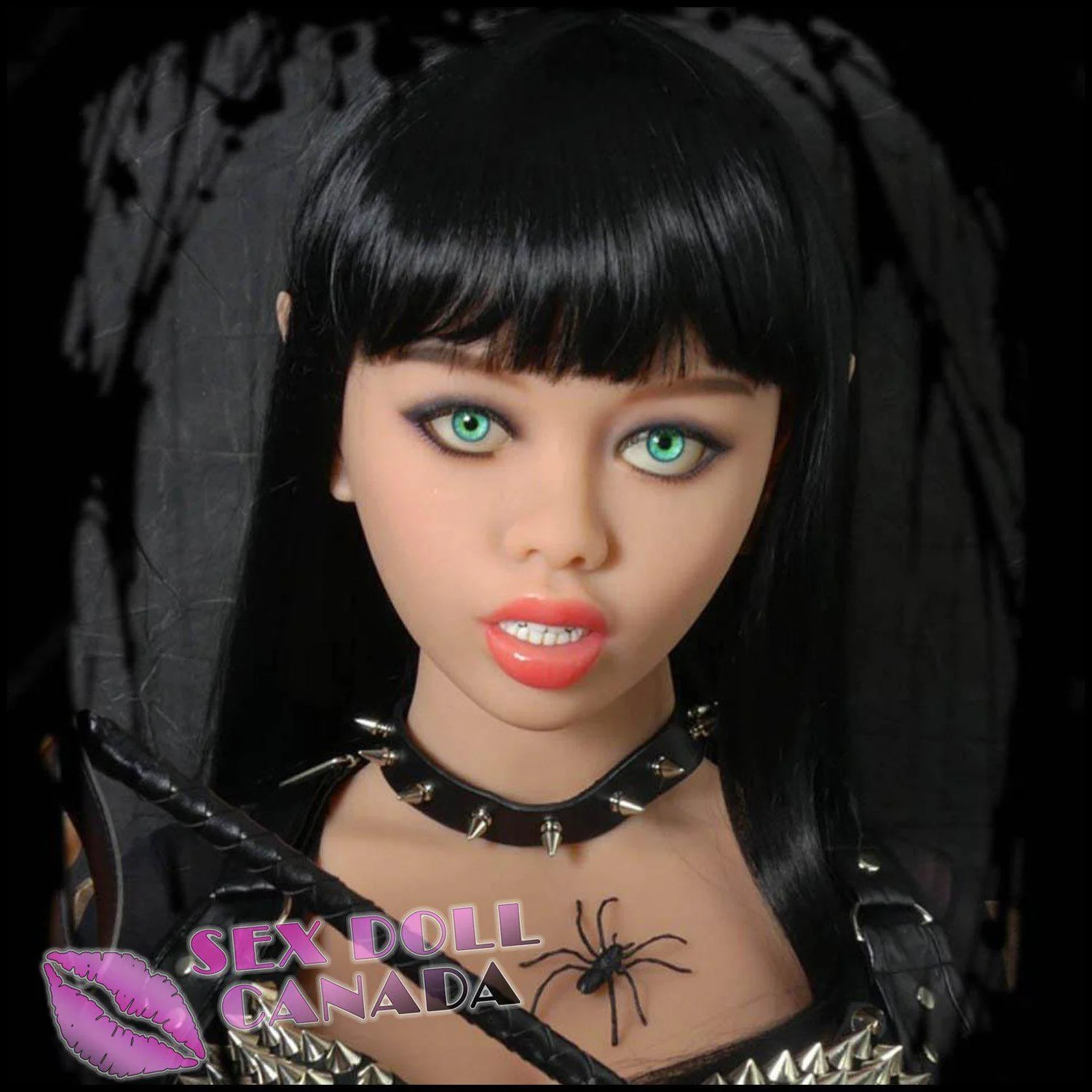 140 (4'7") D-Cup Ambrosia Goth Dom - WM Doll - Image 14