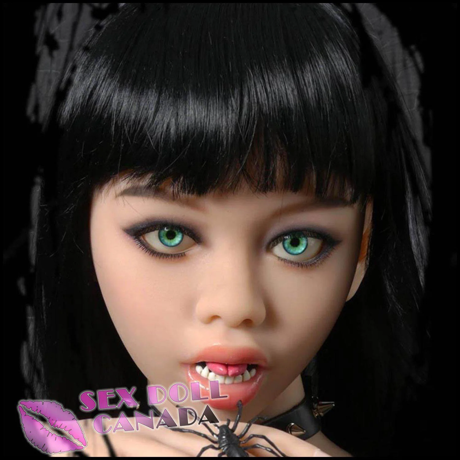 140 (4'7") D-Cup Ambrosia Goth Dom - WM Doll - Image 3
