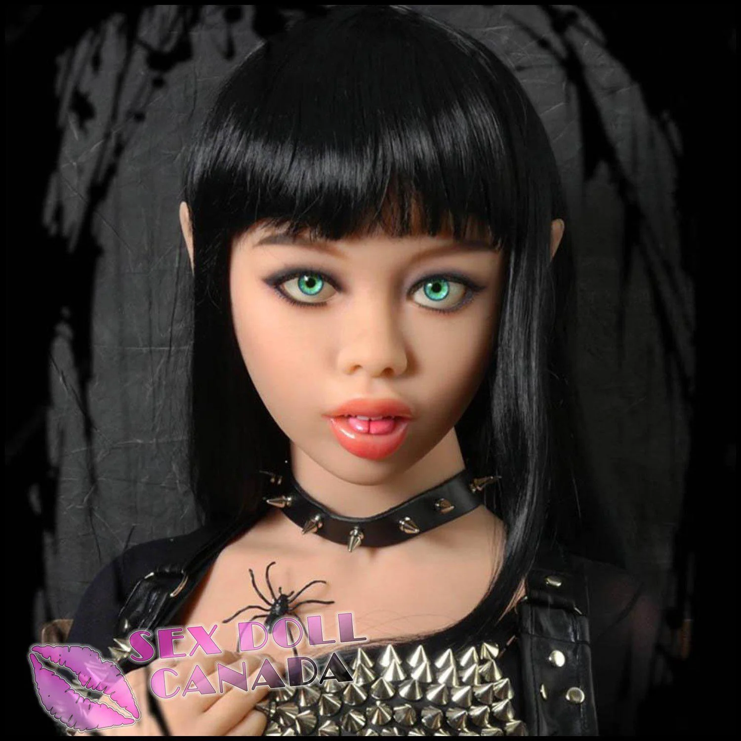 140 (4'7") D-Cup Ambrosia Goth Dom - WM Doll - Image 8