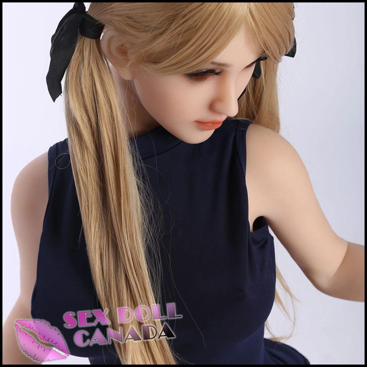 145 (4'9") D-Cup Eva Blonde - Full Silicone - Sanhui Dolls - Image 6