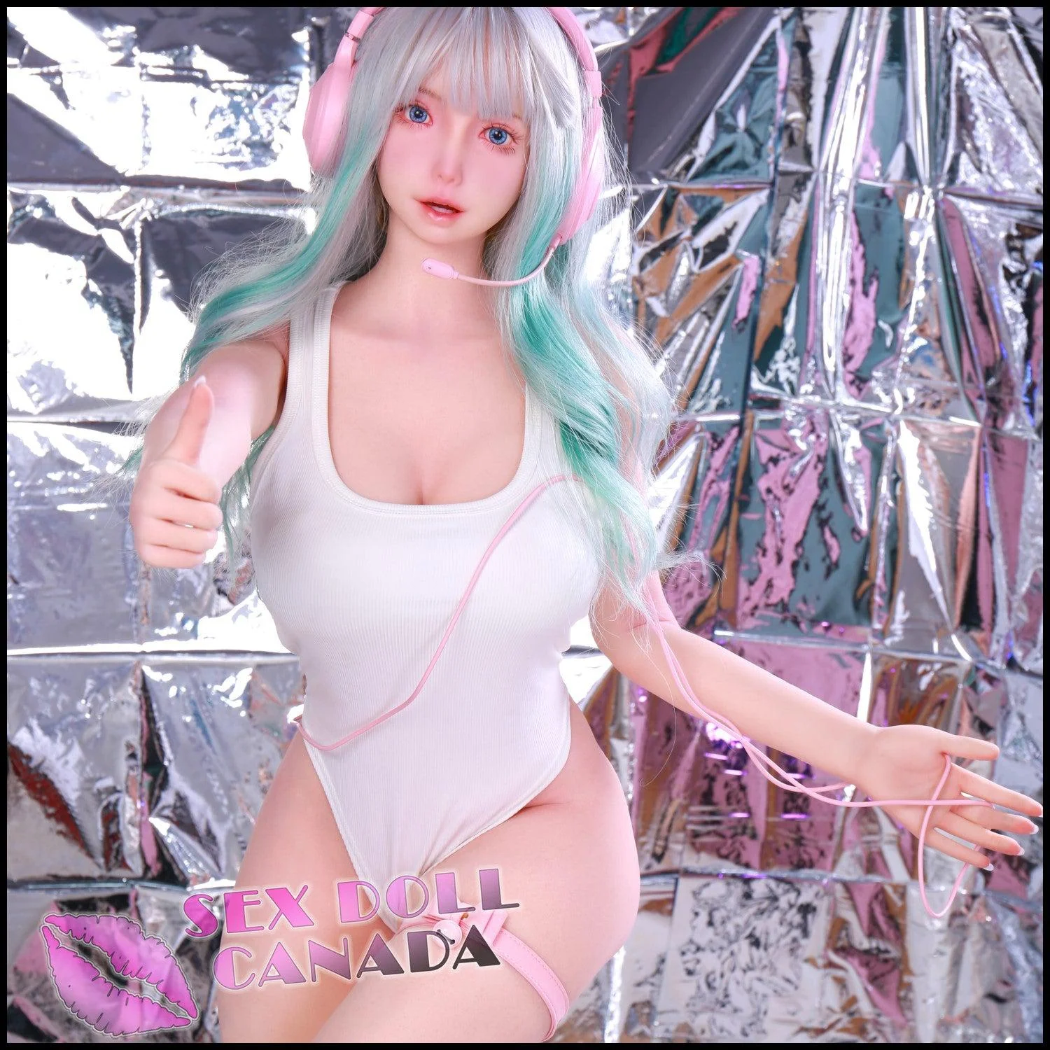145 (4'9") J-Cup Nana Sexy Seamless Neck (AIO) - Full Silicone - XYcolo - Image 4