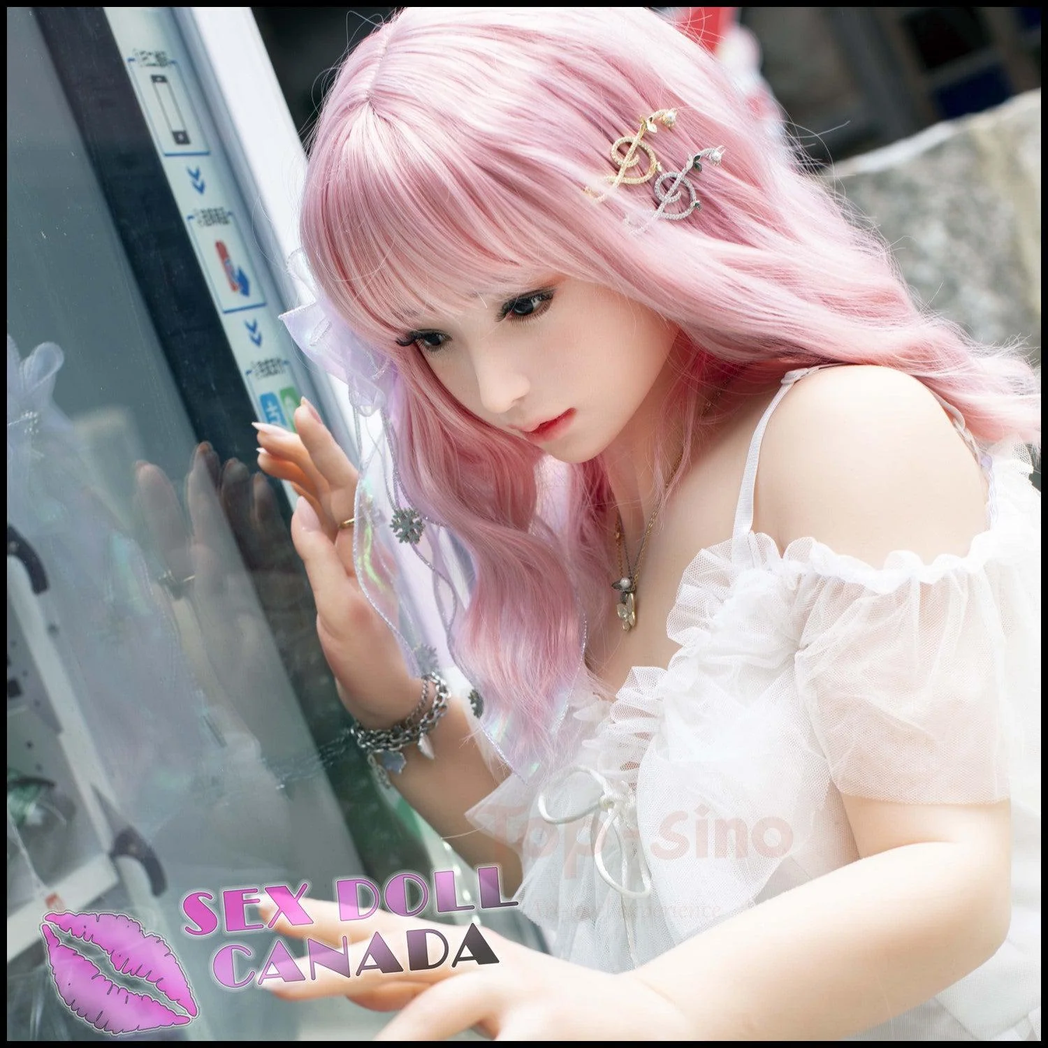148 (4'10") C-Cup Mirei (Head #L1) Full Silicone - Top-Sino - Image 5