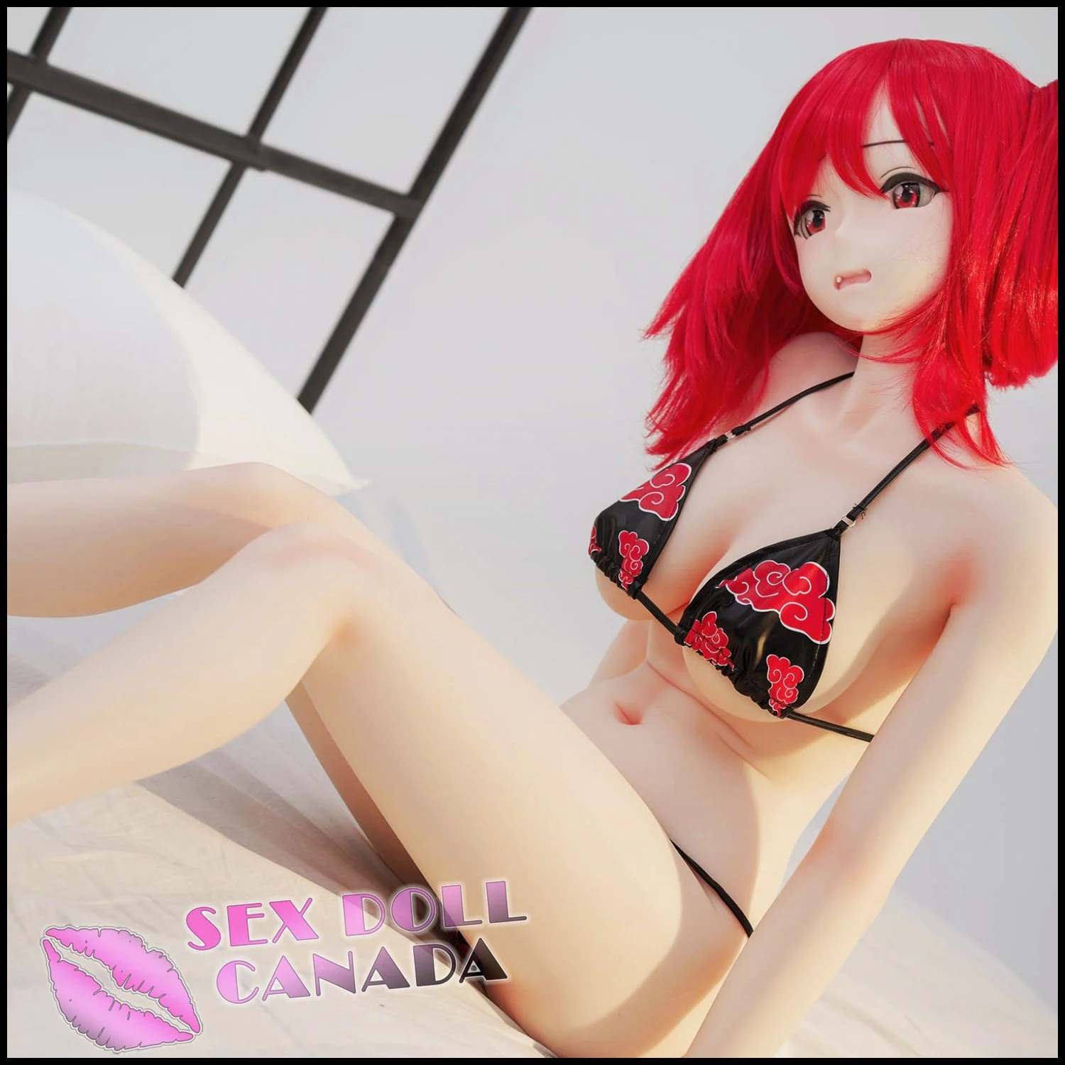 148 (4'10") F-Cup Shiori Red Hair HSS - Hyper Soft Silicone - Full Silicone - IROKEBIJIN - Image 11