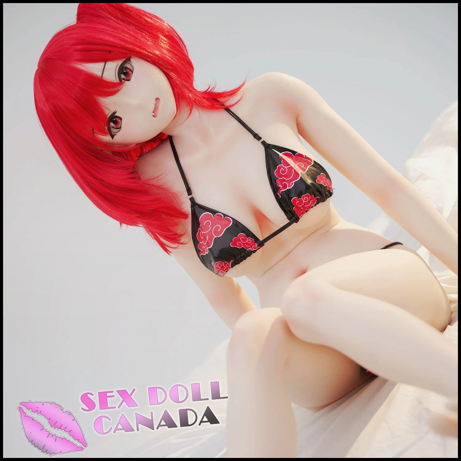148 (4'10") F-Cup Shiori Red Hair HSS - Hyper Soft Silicone - Full Silicone - IROKEBIJIN - Image 9