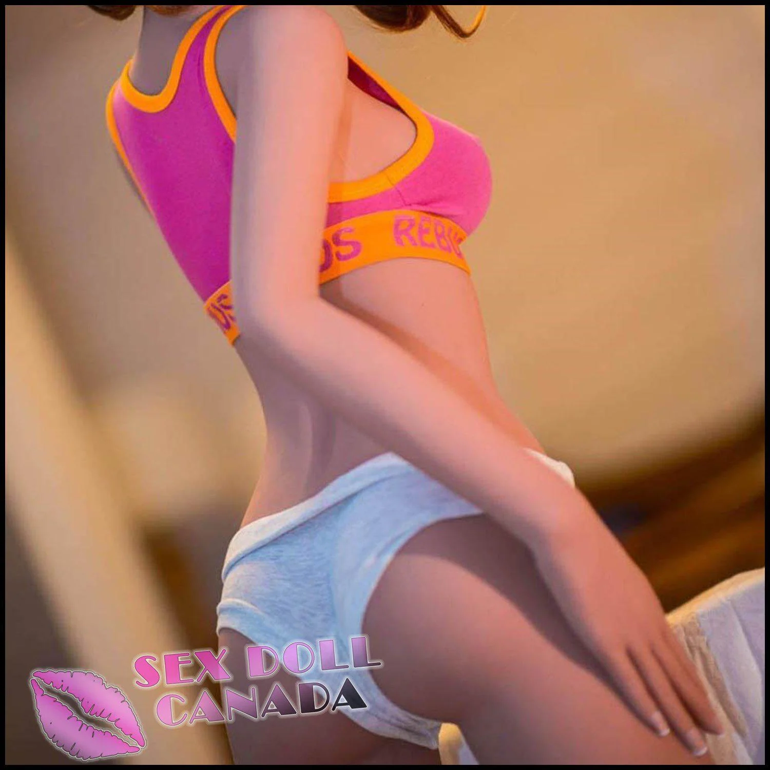 150 (4'11") B-Cup Mckayla Brunette - WM Doll - Image 12