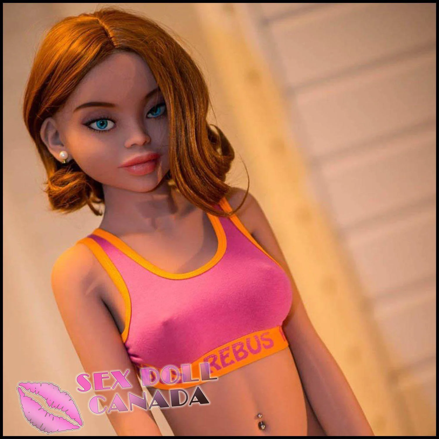 150 (4'11") B-Cup Mckayla Brunette - WM Doll - Image 14