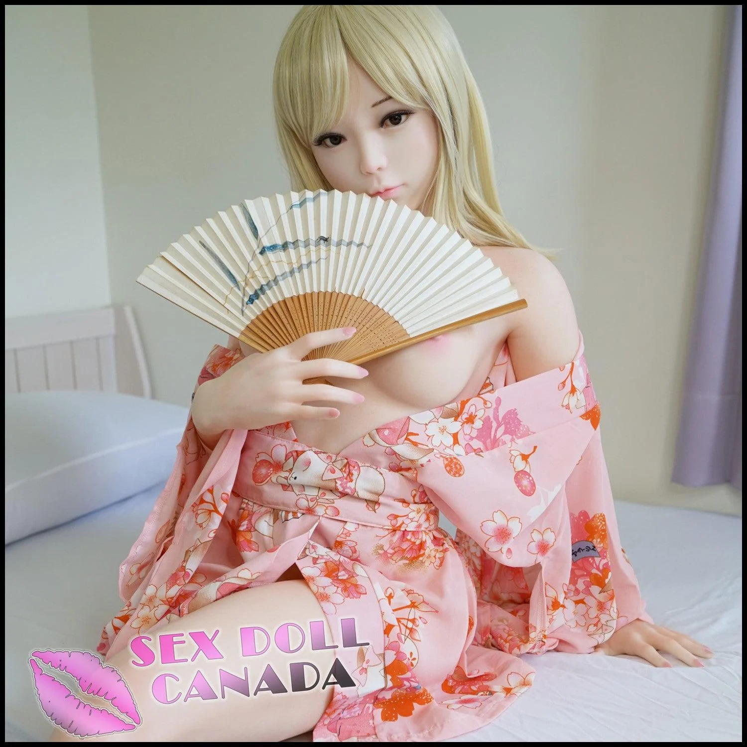 150 (4'11") C-Cup Akira Blonde - Full Silicone - Piper Doll - Image 4