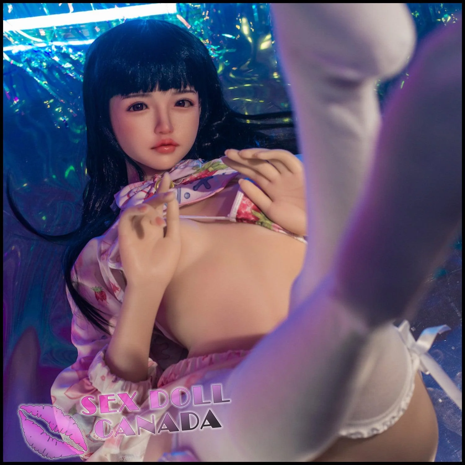 150 (4'11") E-Cup Ino (Head #34) Seamless Neck Full Silicone - Sanhui Dolls - Image 4