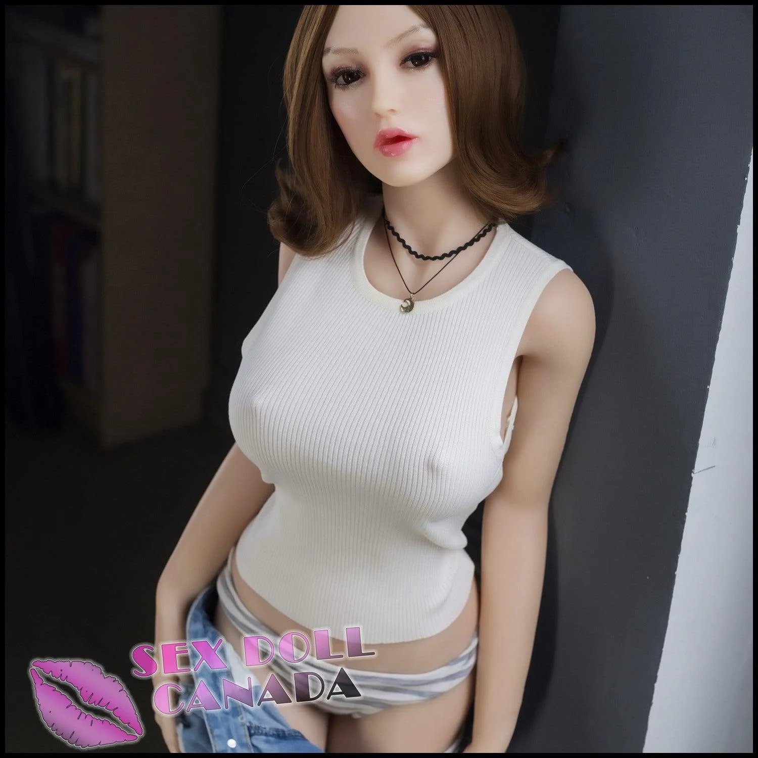 150 (4'11") G-Cup Krystal Brunette (Head #C15) - IL Doll - Image 7