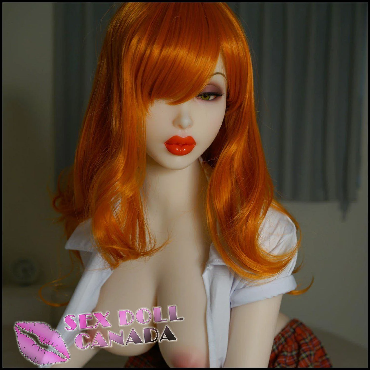 150 (4'11") K-Cup Jessica Red Head - Full Silicone - Piper Doll - Image 12