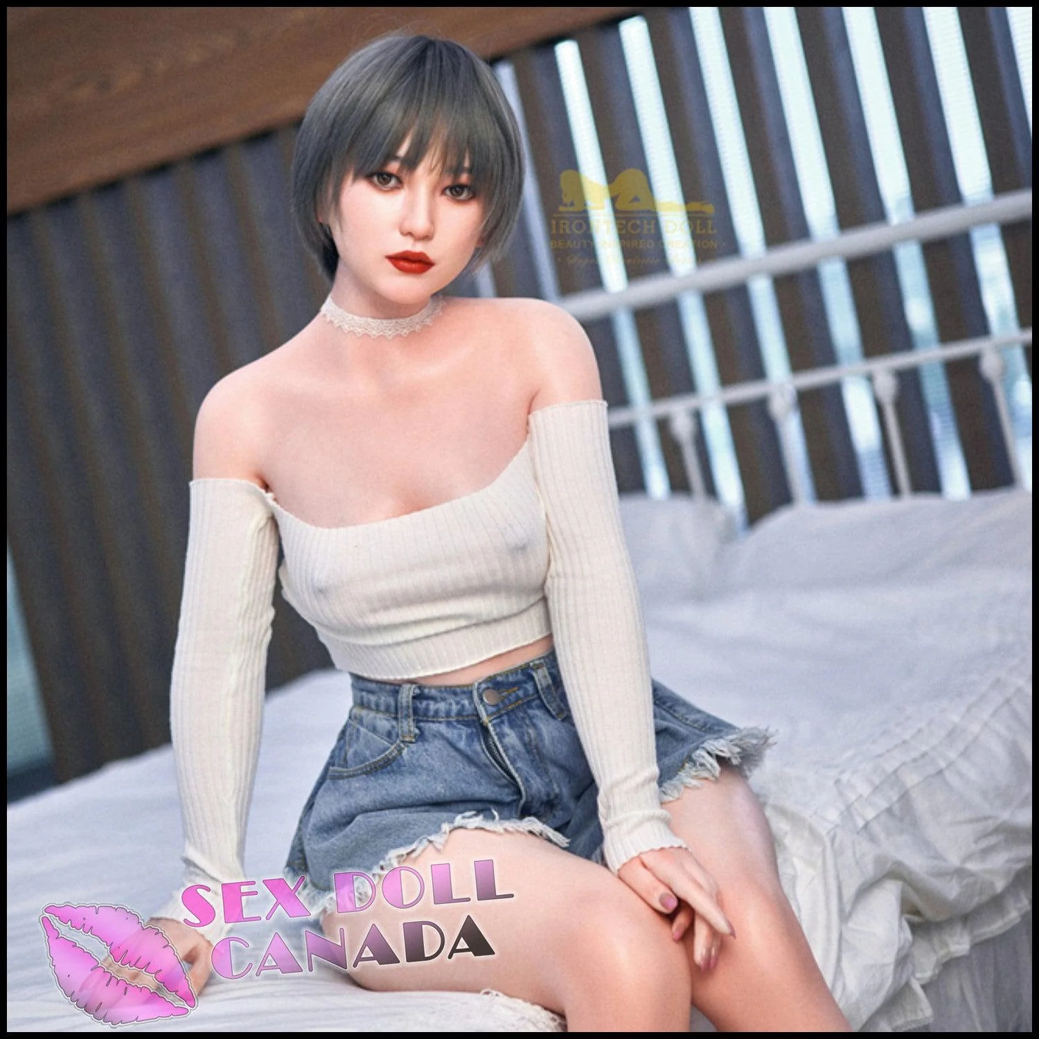 152 (5'0") D-Cup Cindy (Head #S10) Full Silicone - IRONTECH Dolls - Image 5