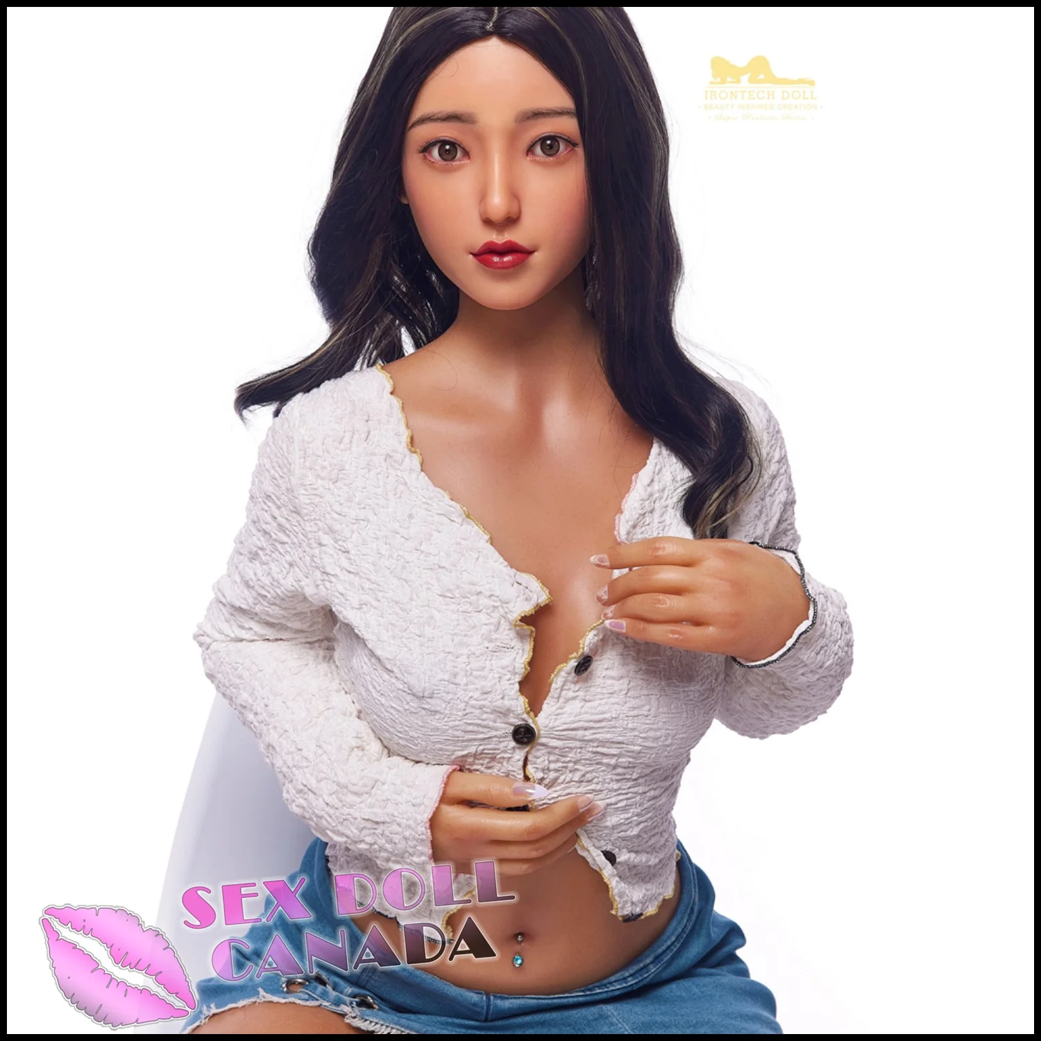 152 (5'0") D-Cup Miku (Head #S14) Full Silicone - IRONTECH Dolls - Image 7