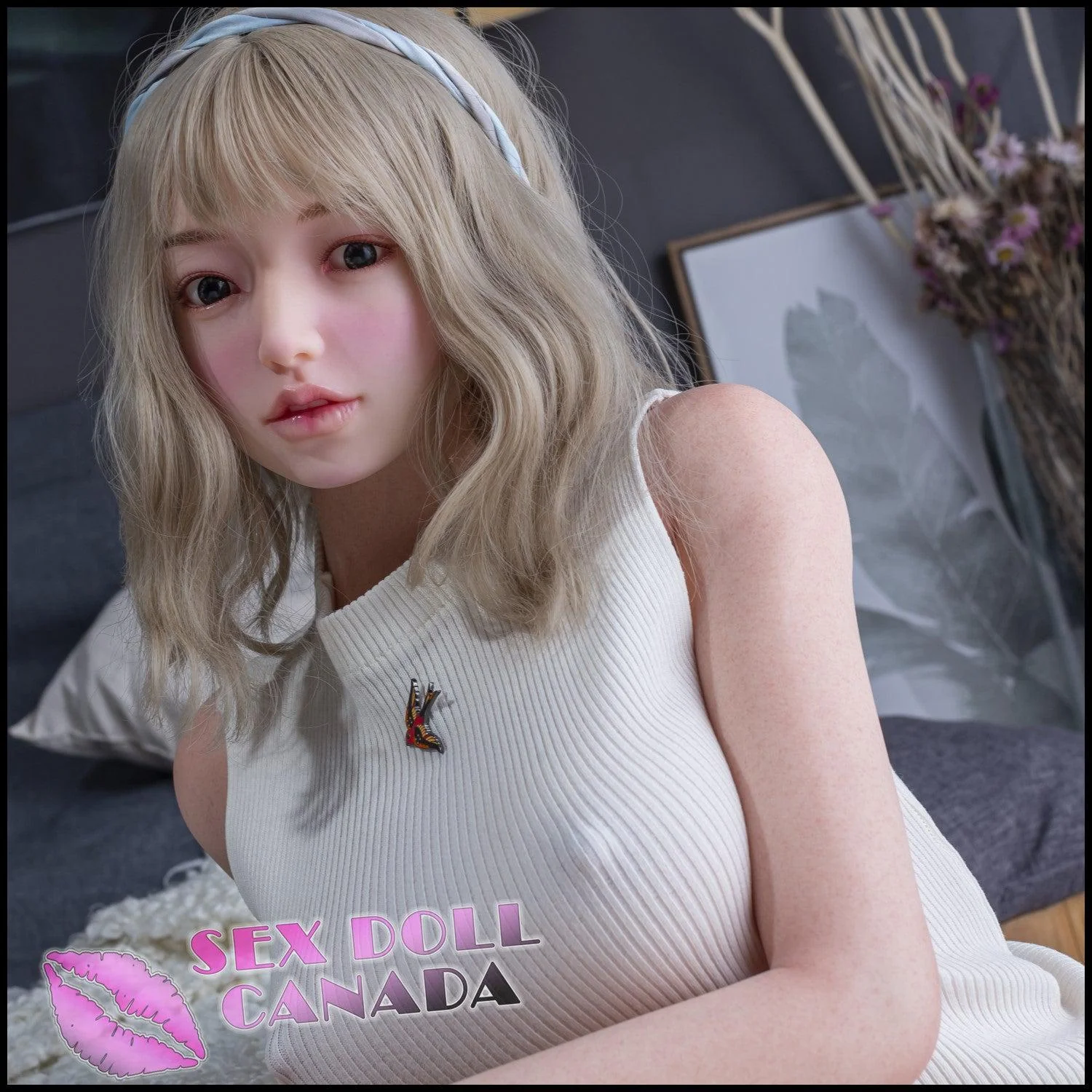 153 (5'0") H-Cup Mina Blonde - Full Silicone - XYcolo - Image 11
