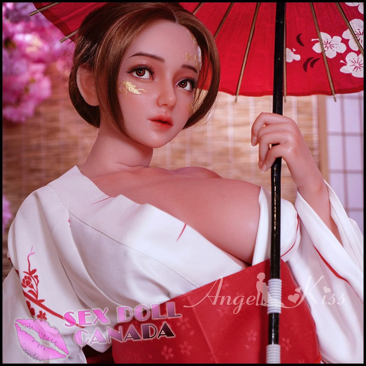 155 (5'1") H-Cup Doreen (Head #AK24) Seamless Head - AIO Full Silicone - Angel Kiss - Image 3
