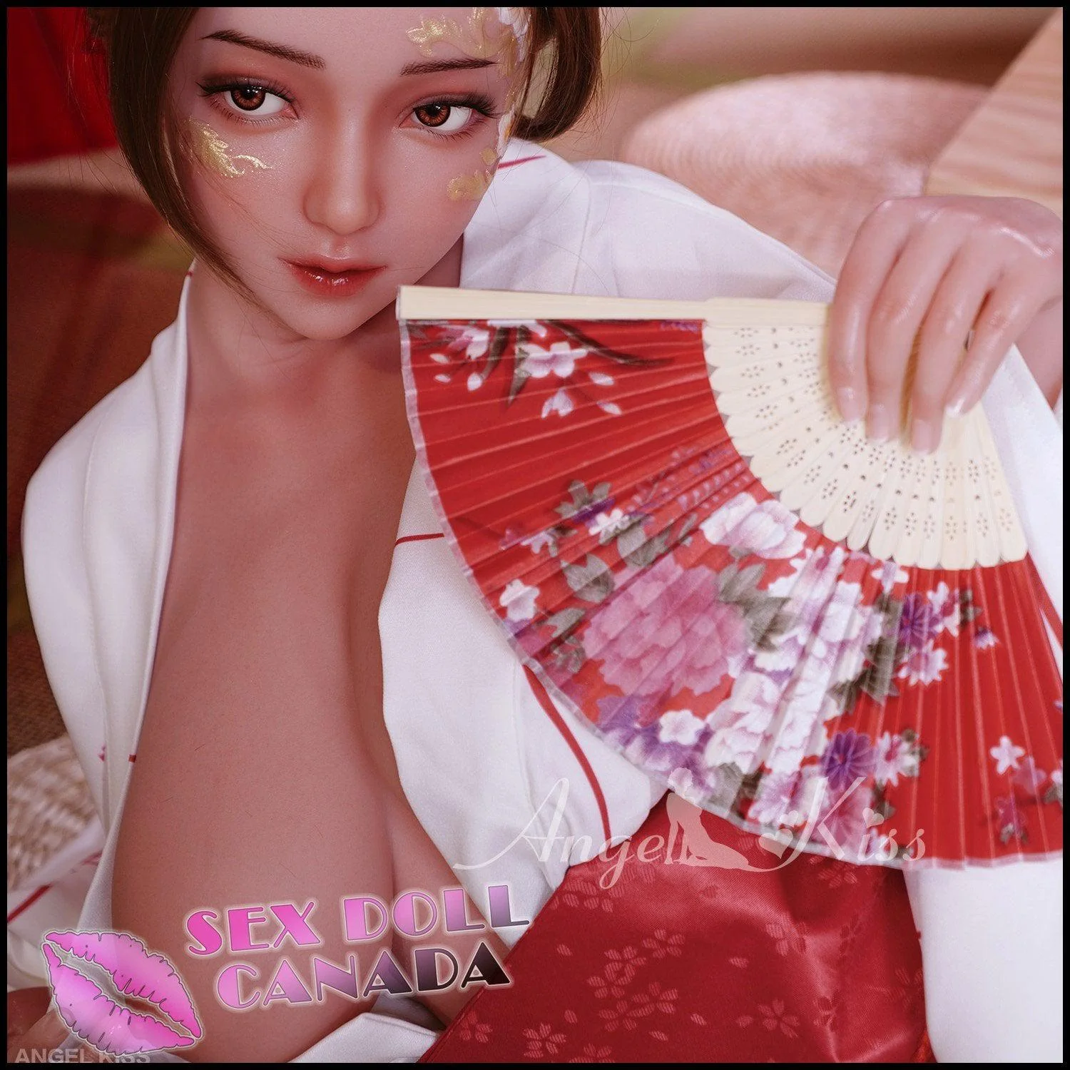 155 (5'1") H-Cup Doreen (Head #AK24) Seamless Head - AIO Full Silicone - Angel Kiss - Image 6
