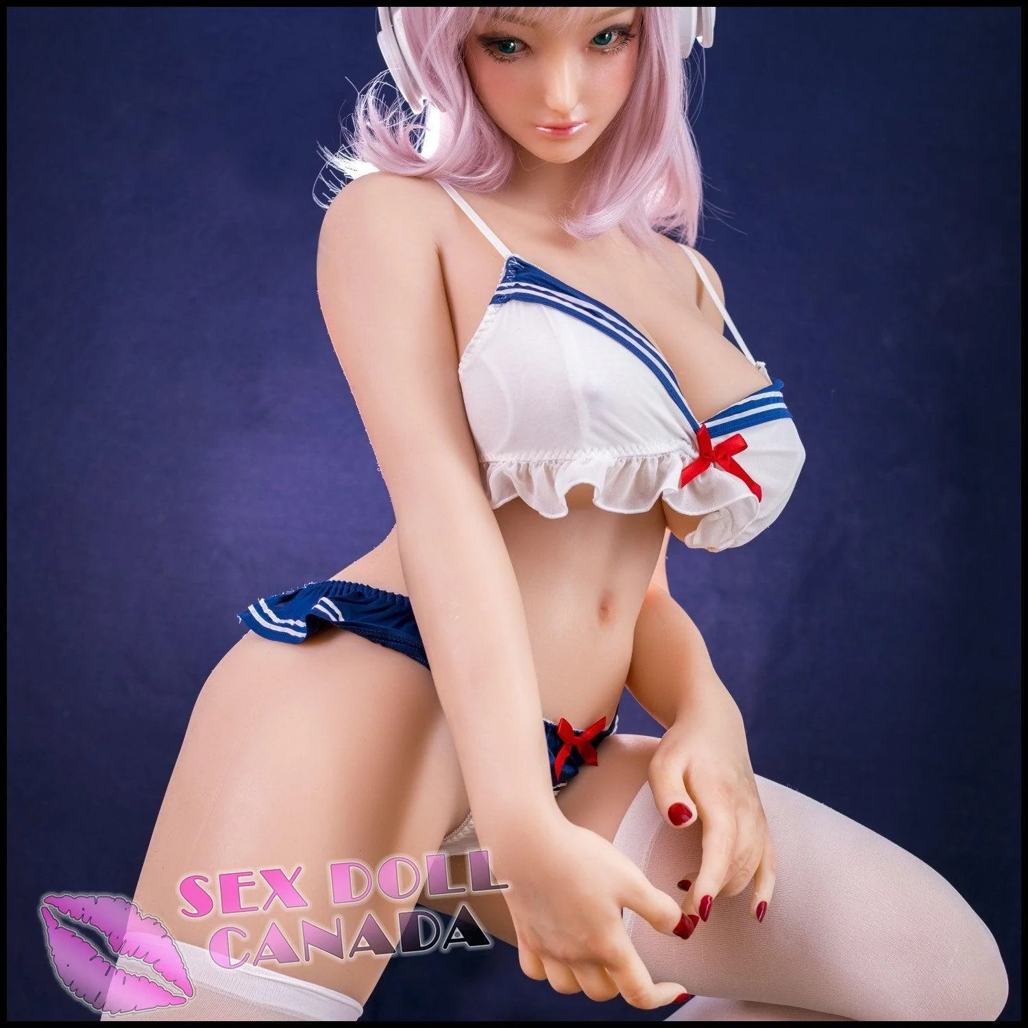 155 (5'1") L-Cup Momo Gamer (Head #S22) BBW Full Silicone - Sino-Doll - Image 5
