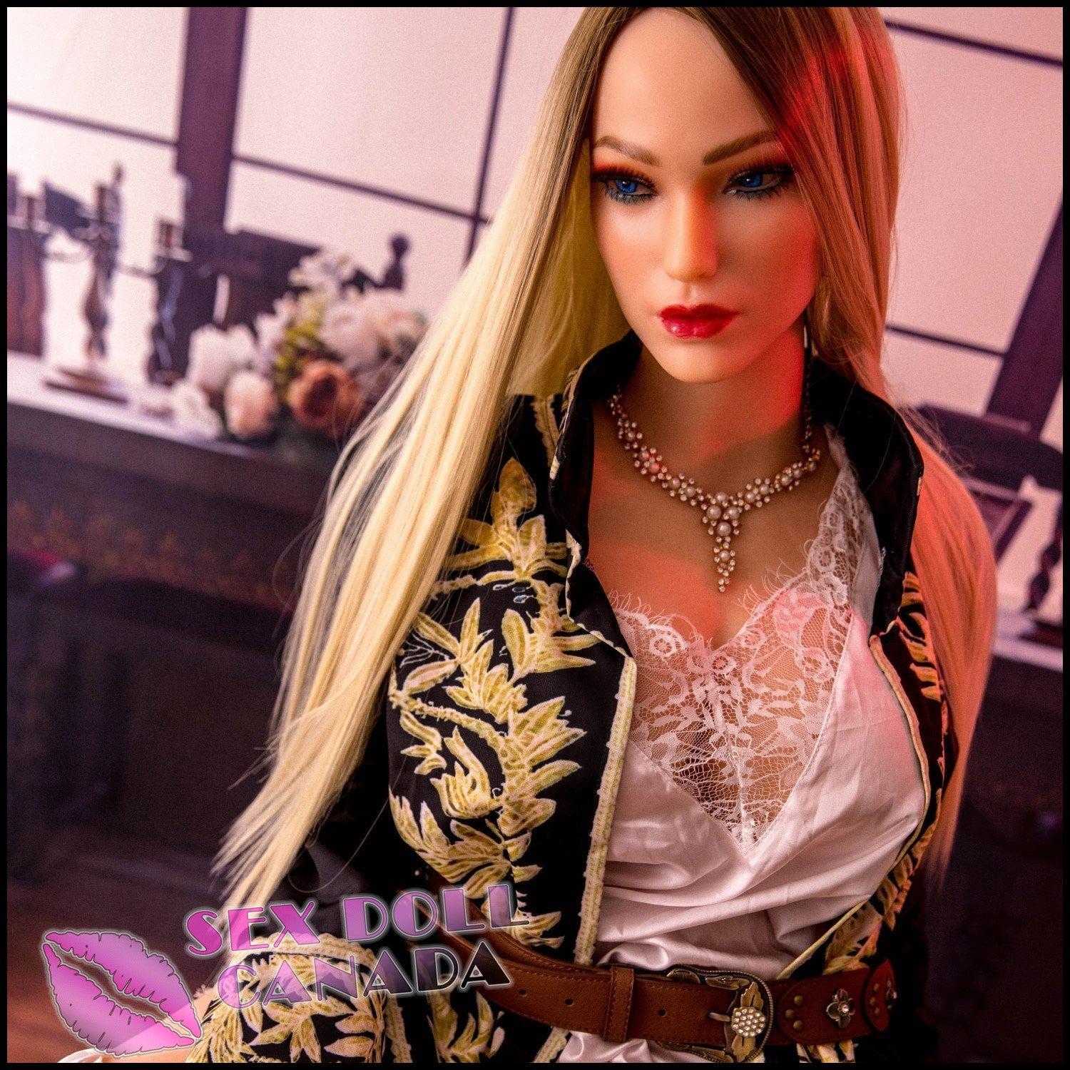 155 (5'1") L-Cup Isabella Tanned Seductress (Head #S25) BBW Full Silicone - Sino-Doll - Image 3
