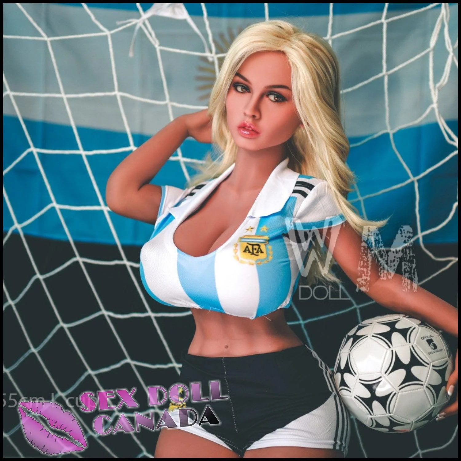 155 (5'1") L-Cup Pauline Soccer Star (Head #370) - WM Doll - Image 25