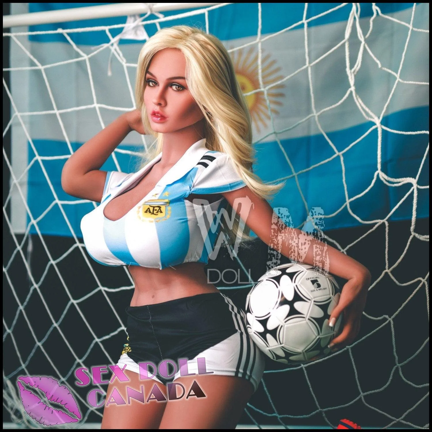 155 (5'1") L-Cup Pauline Soccer Star (Head #370) - WM Doll - Image 35