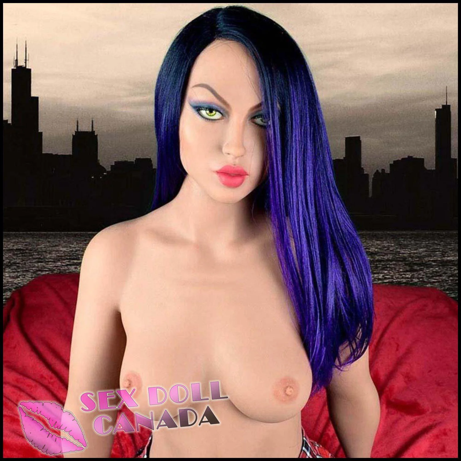 156 (5'1") B-Cup Denise Purple Deviant - WM Doll - Image 13