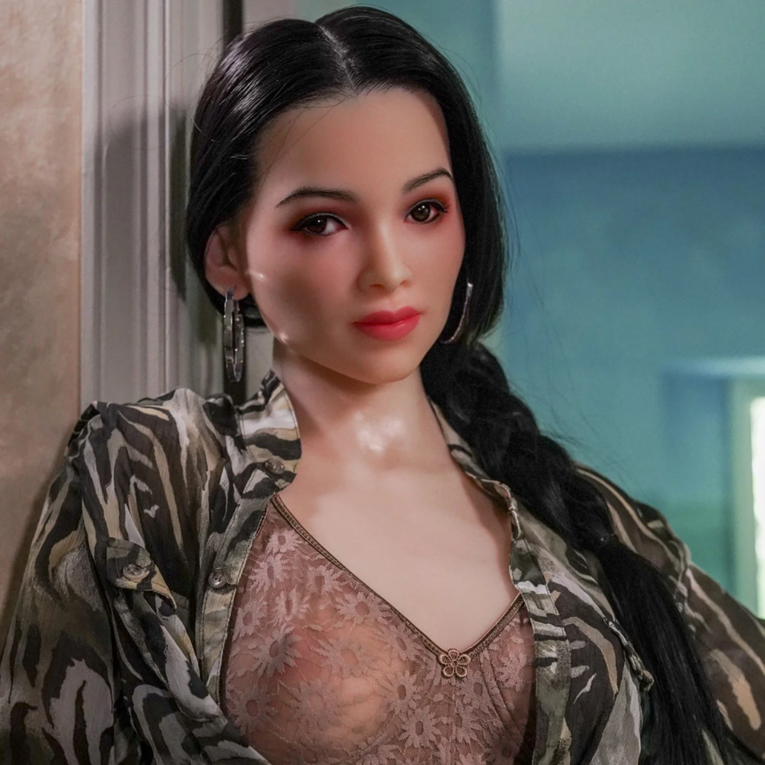 156 (5'1") C-Cup Estella (Head #X2) Full Silicone - SM Doll - Image 8
