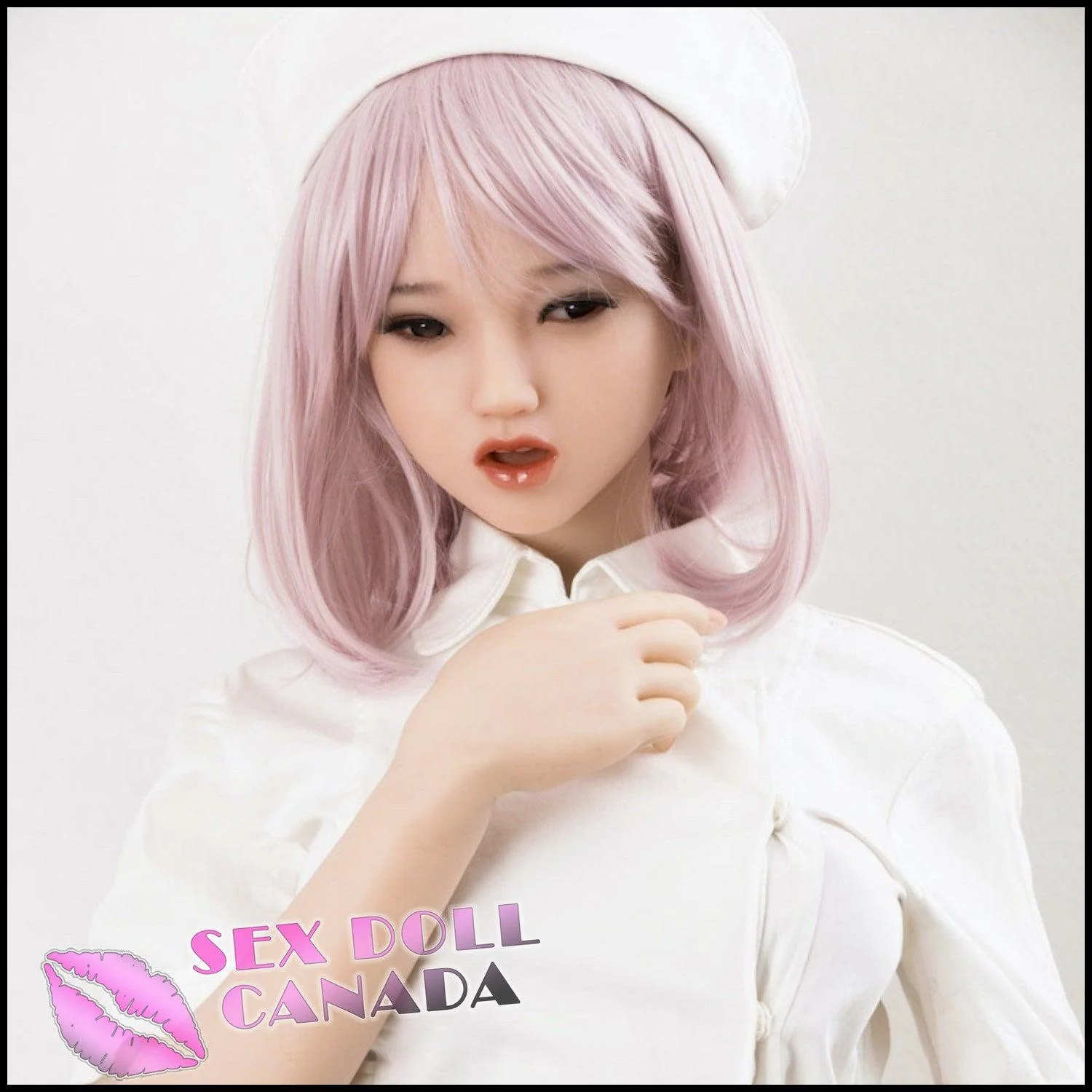 156 (5'1") D-Cup Nixie Pink Nurse (Head #145-6) Full Silicone - Sanhui Dolls - Image 12