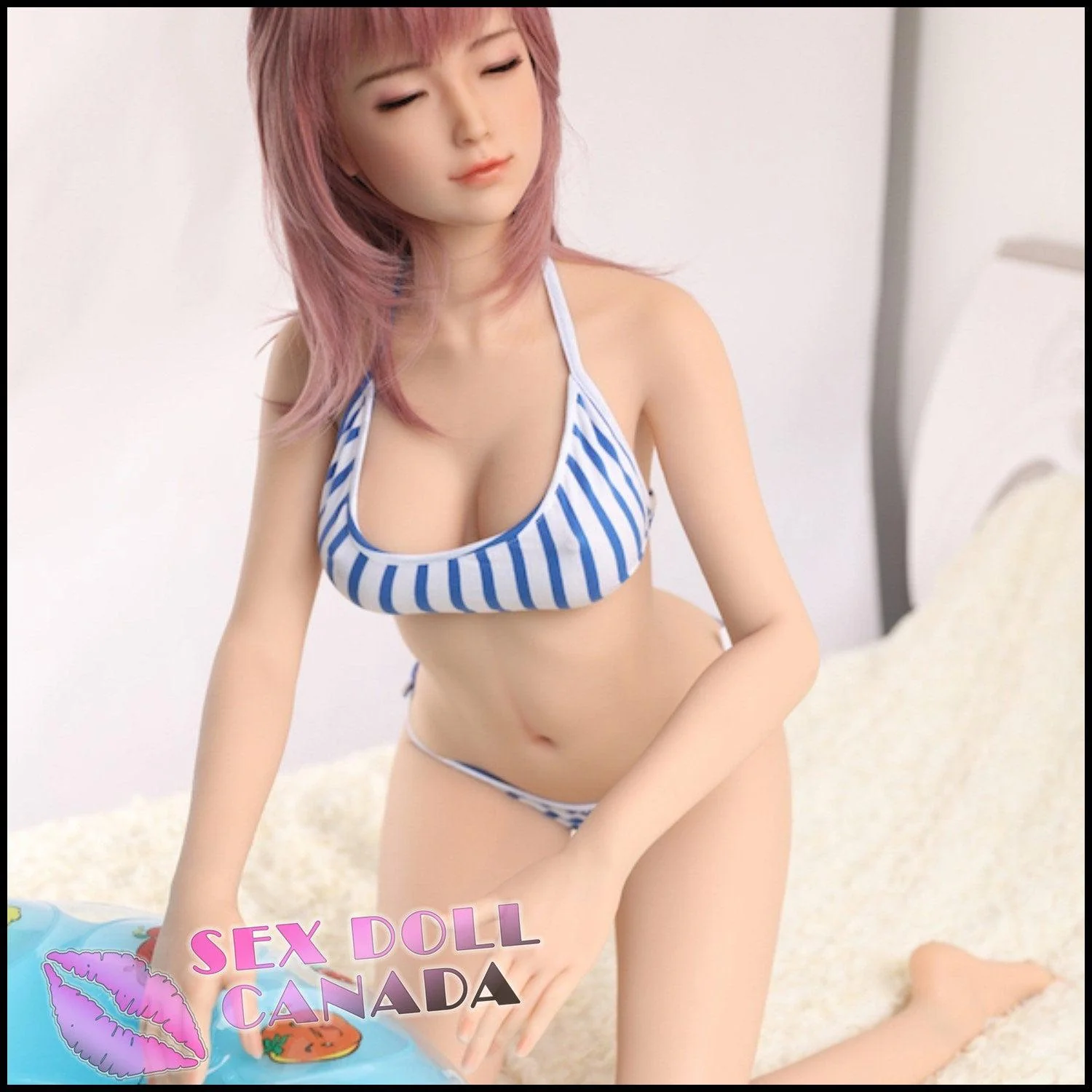 156 (5'1") D-Cup Sue Sleepy (Head #24) Full Silicone - Sanhui Dolls - Image 6