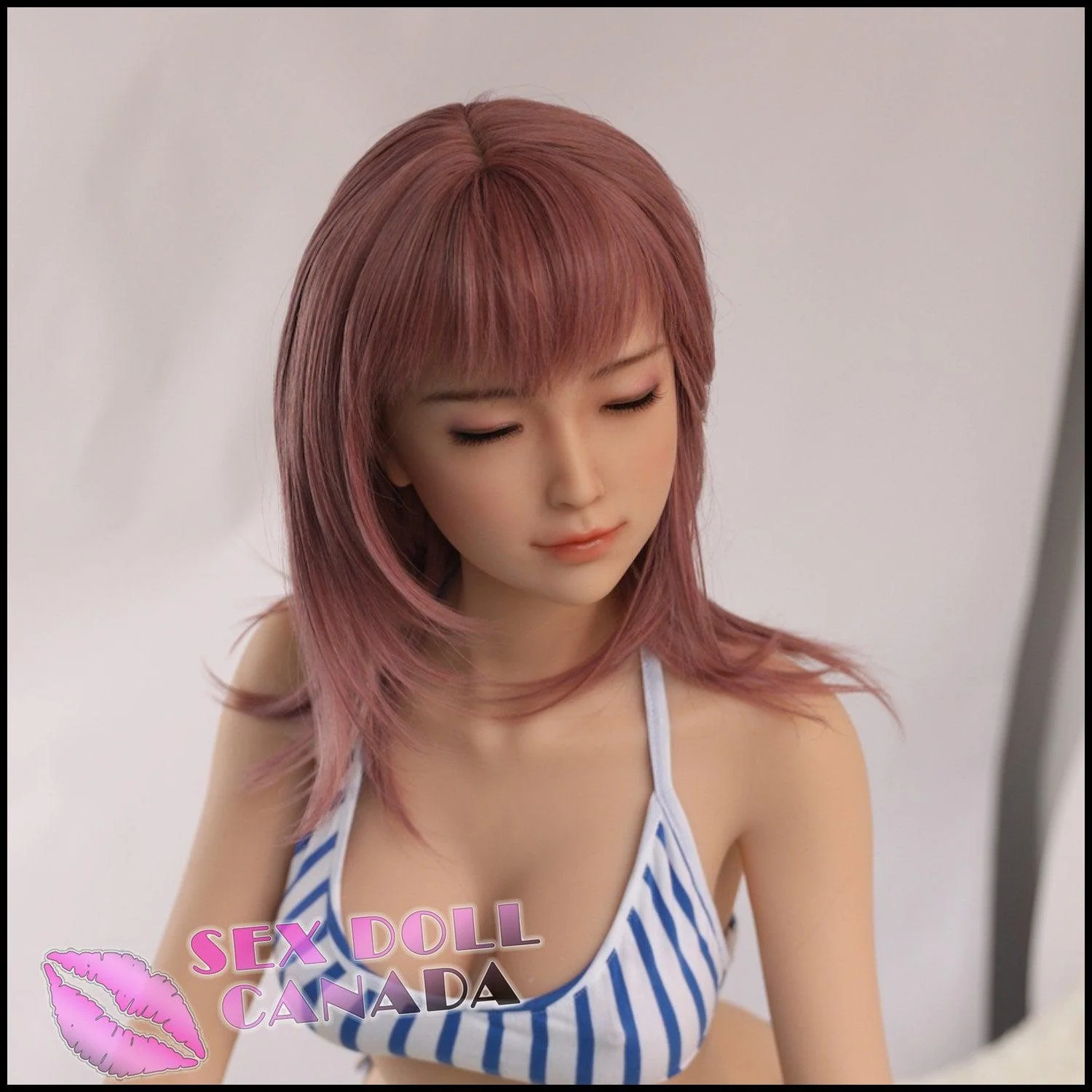 156 (5'1") D-Cup Sue Sleepy (Head #24) Full Silicone - Sanhui Dolls - Image 8