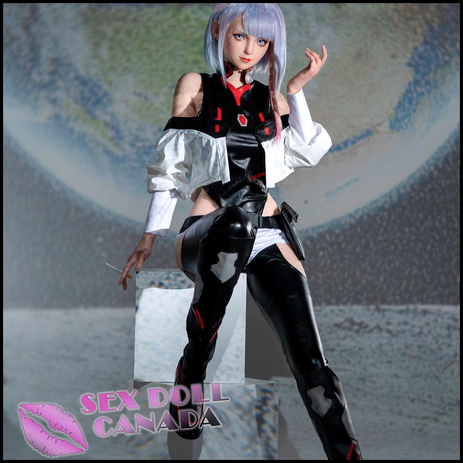 156 (5'1") H-Cup Cyber Lady - Full Silicone - Game Lady - Image 4