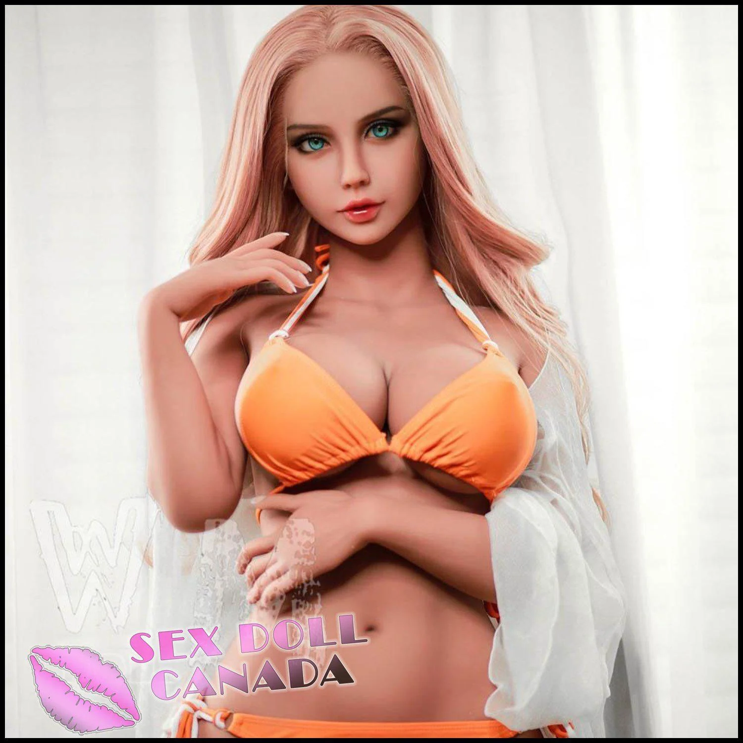 156 (5'1") H-Cup Sophia Strawberry Blonde (Head #233) - WM Doll - Image 11