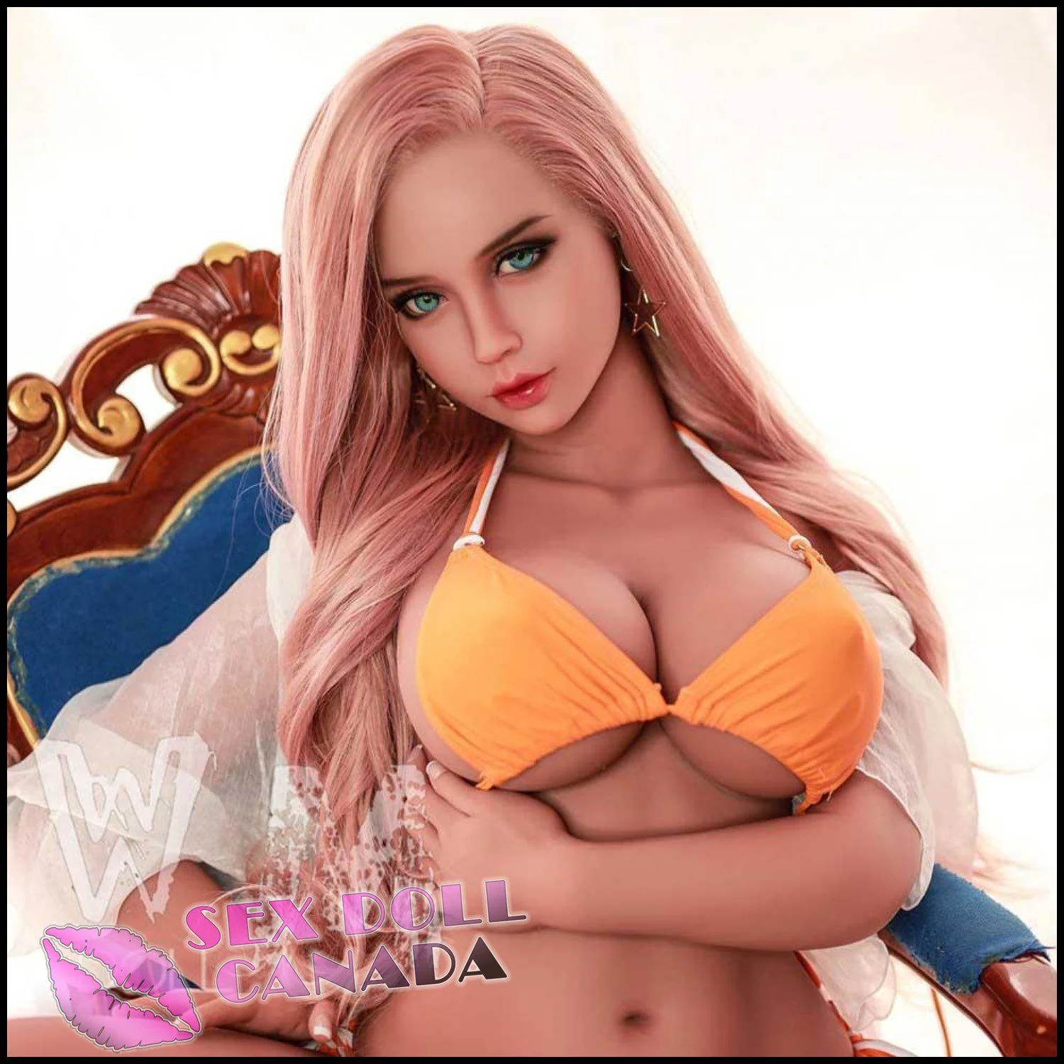156 (5'1") H-Cup Sophia Strawberry Blonde (Head #233) - WM Doll - Image 29