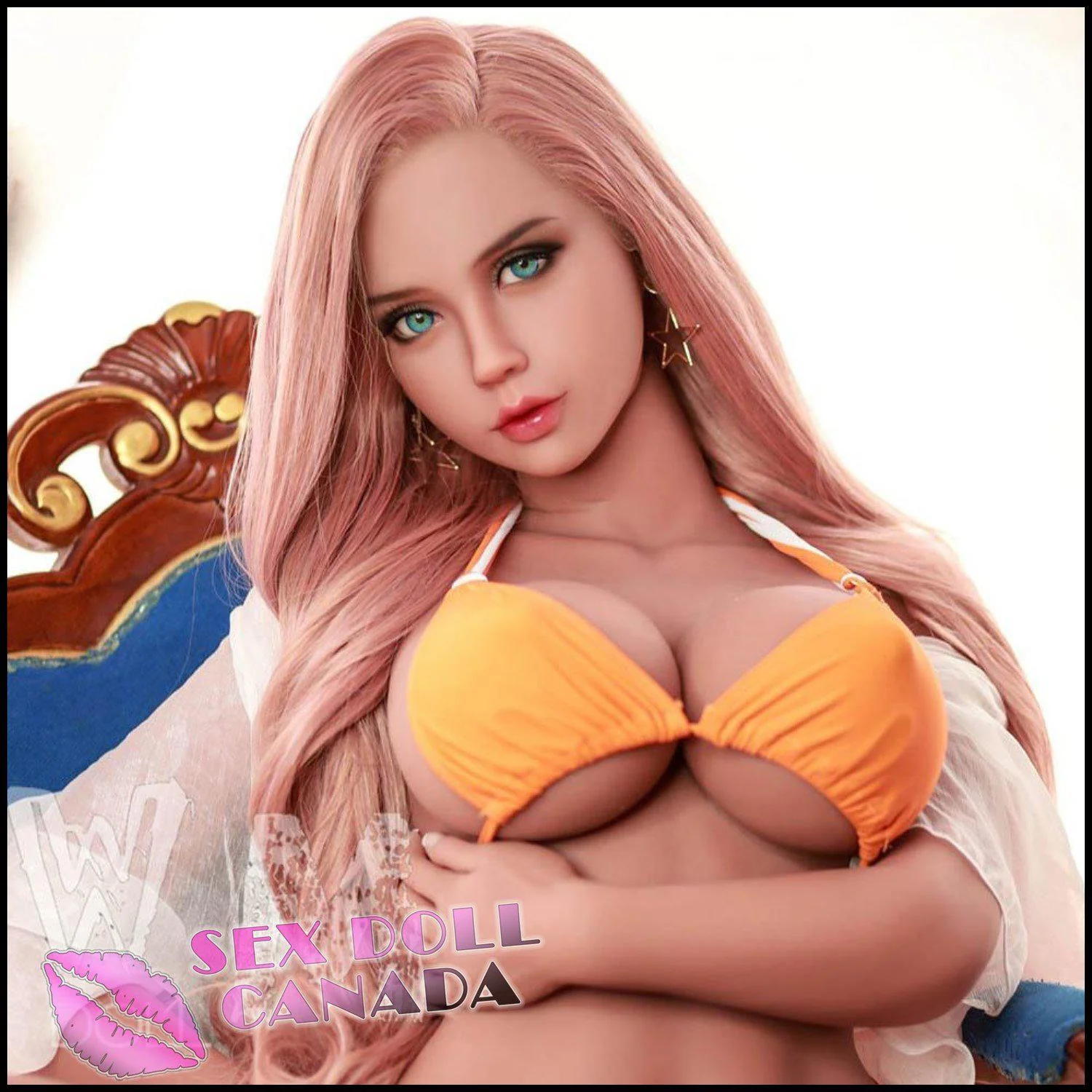 156 (5'1") H-Cup Sophia Strawberry Blonde (Head #233) - WM Doll - Image 4