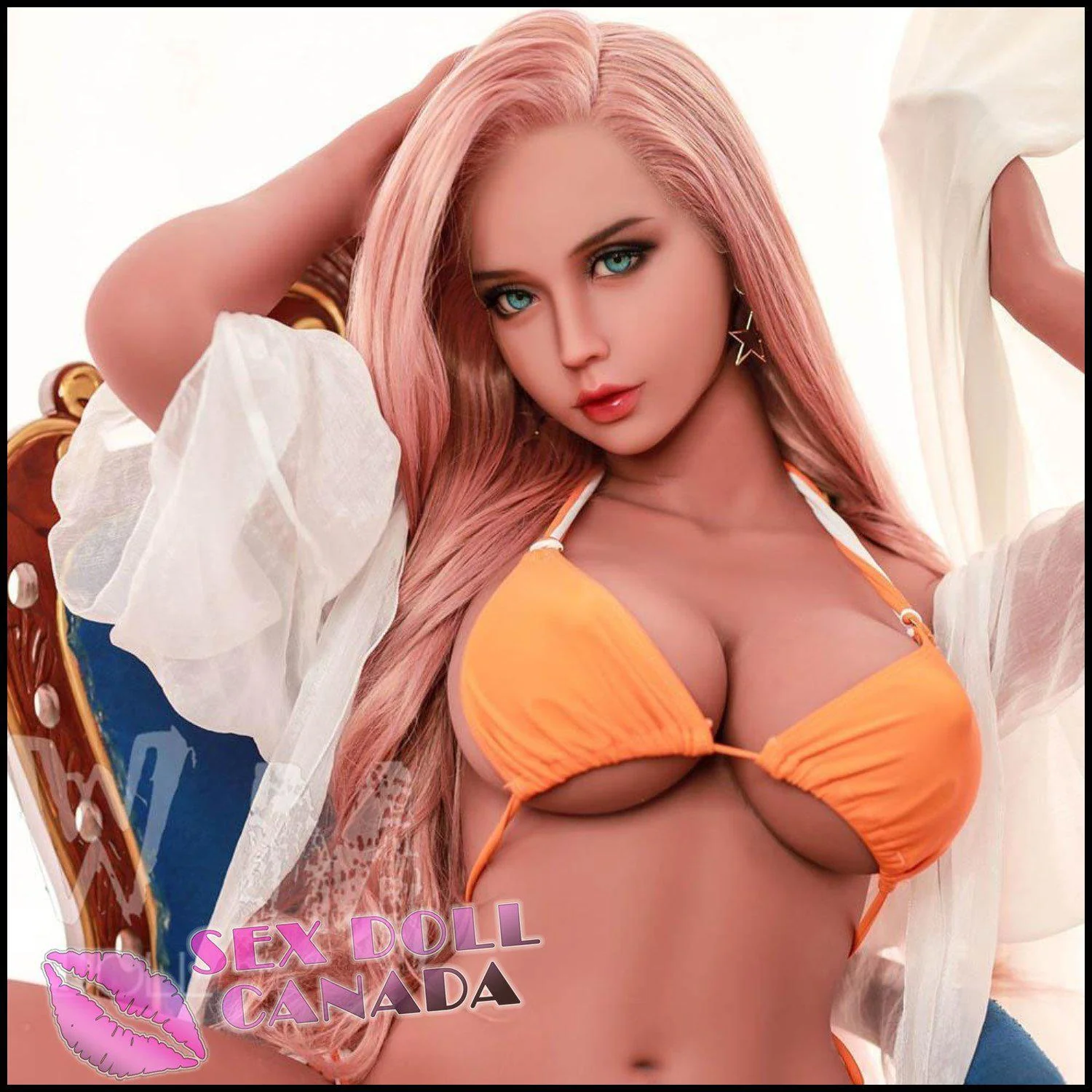 156 (5'1") H-Cup Sophia Strawberry Blonde (Head #233) - WM Doll - Image 5