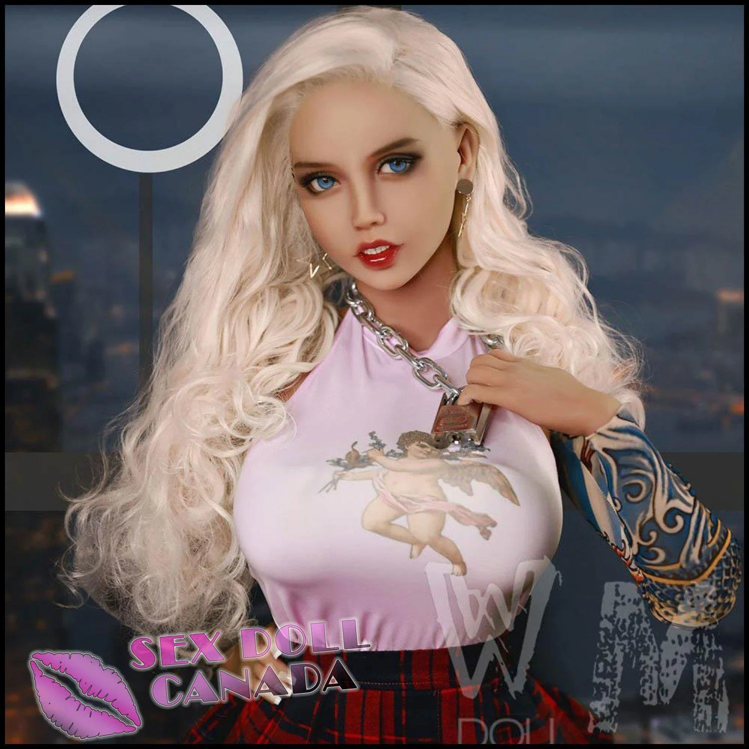 156 (5'1") H-Cup Sophia Platinum Blonde (Head #233) - WM Doll - Image 16