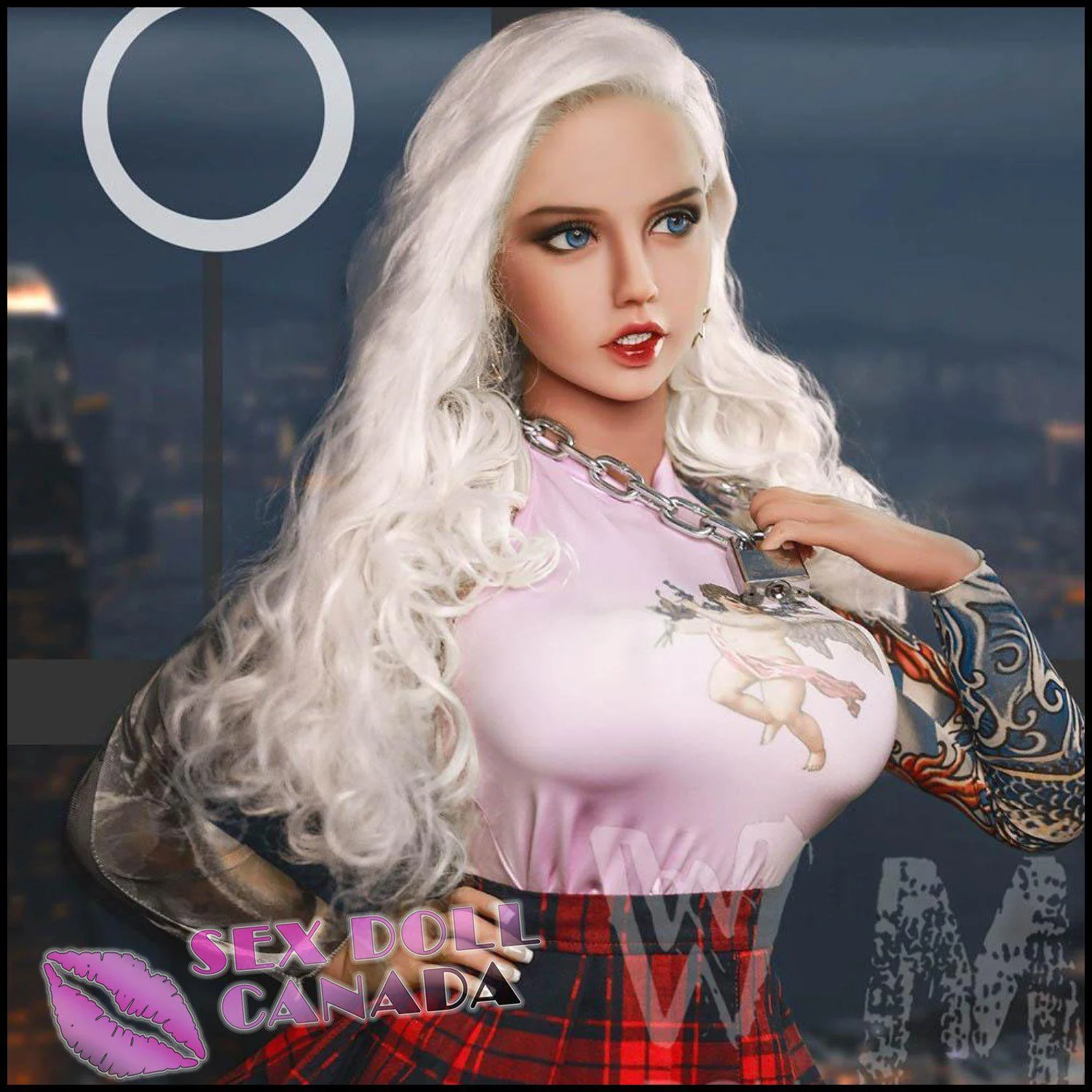 156 (5'1") H-Cup Sophia Platinum Blonde (Head #233) - WM Doll - Image 18