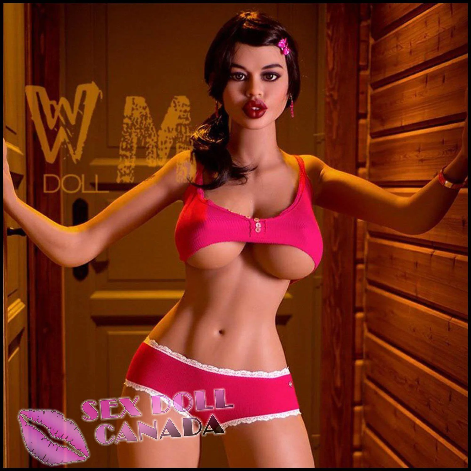156 (5'1") H-Cup Madalena (Head #360) - WM Doll - Image 3