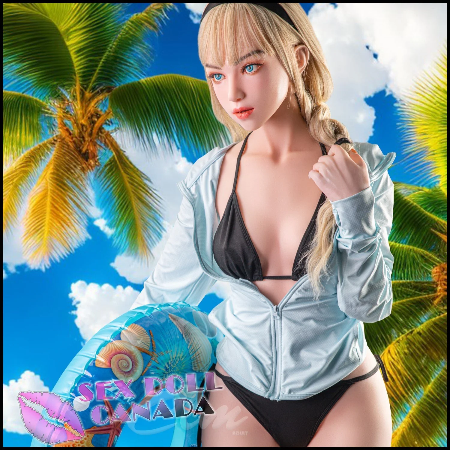 157 (5'2") C-Cup Gali - Full Silicone - Climax Doll - Image 12