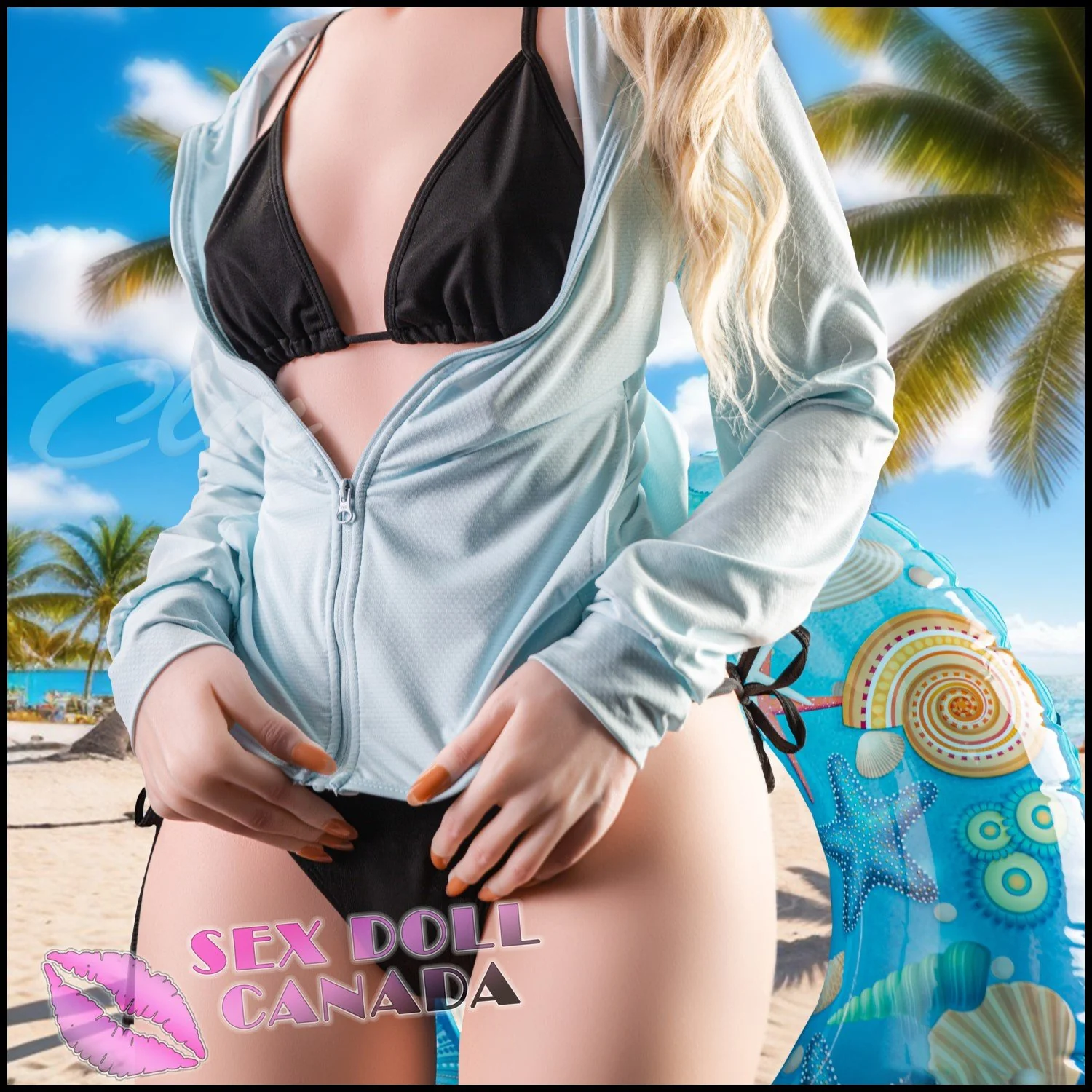 157 (5'2") C-Cup Gali - Full Silicone - Climax Doll - Image 16