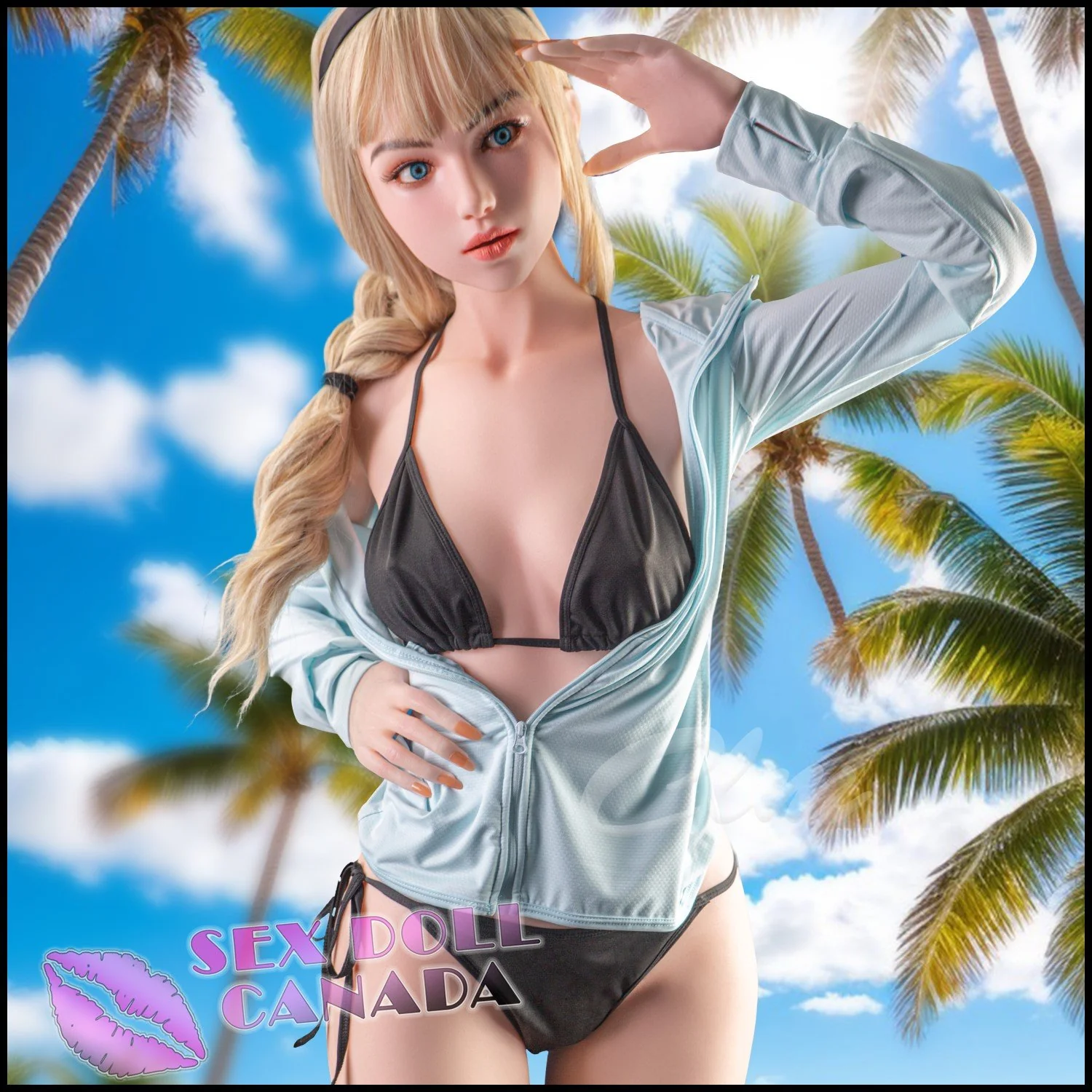 157 (5'2") C-Cup Gali - Full Silicone - Climax Doll - Image 18