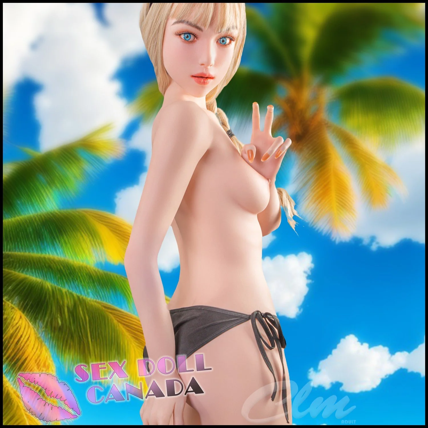 157 (5'2") C-Cup Gali - Full Silicone - Climax Doll - Image 6