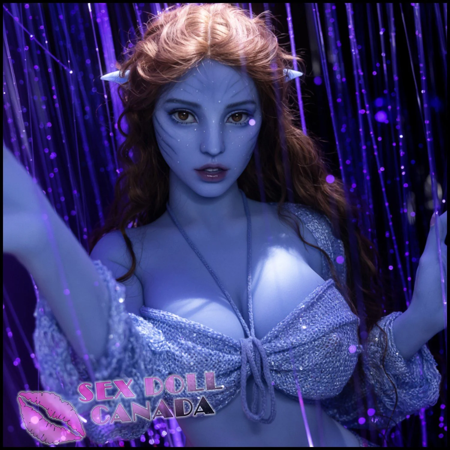 157 (5'2") G-Cup Kylie Blue (Head #40) - FunWestDoll - Image 7