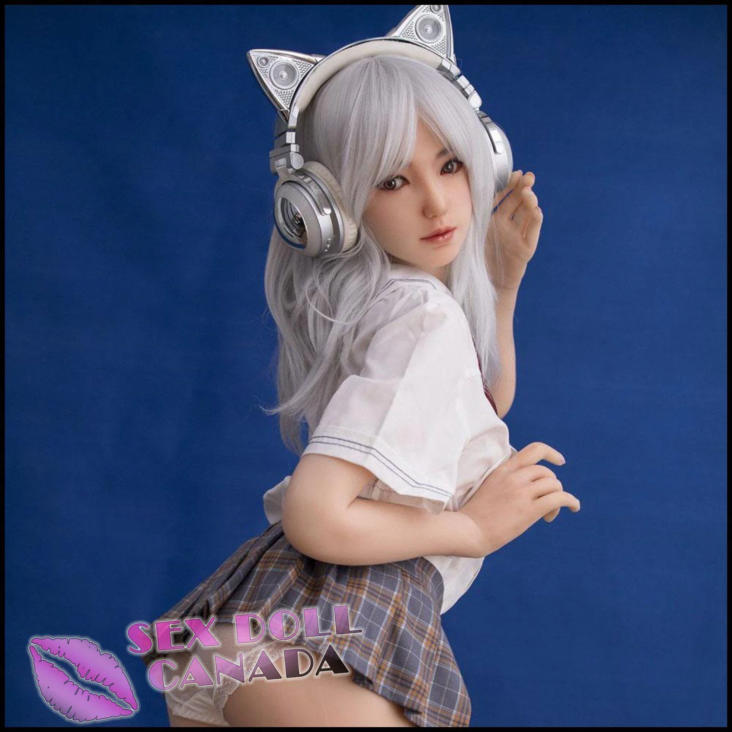 158 (5'2") B-Cup Linyin (Head #S30) Full Silicone - Sino-Doll - Image 2
