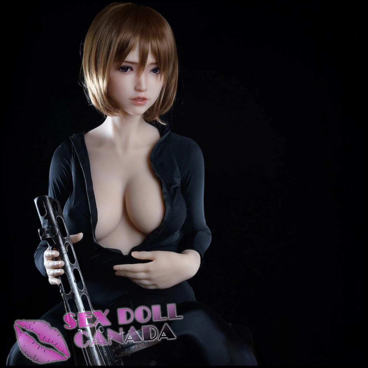 158 (5'2") D-Cup Hanako (Head #23) Full Silicone - Sanhui Dolls - Image 4